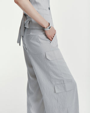 PACO PANTS GREY STRIPES LECOLLET