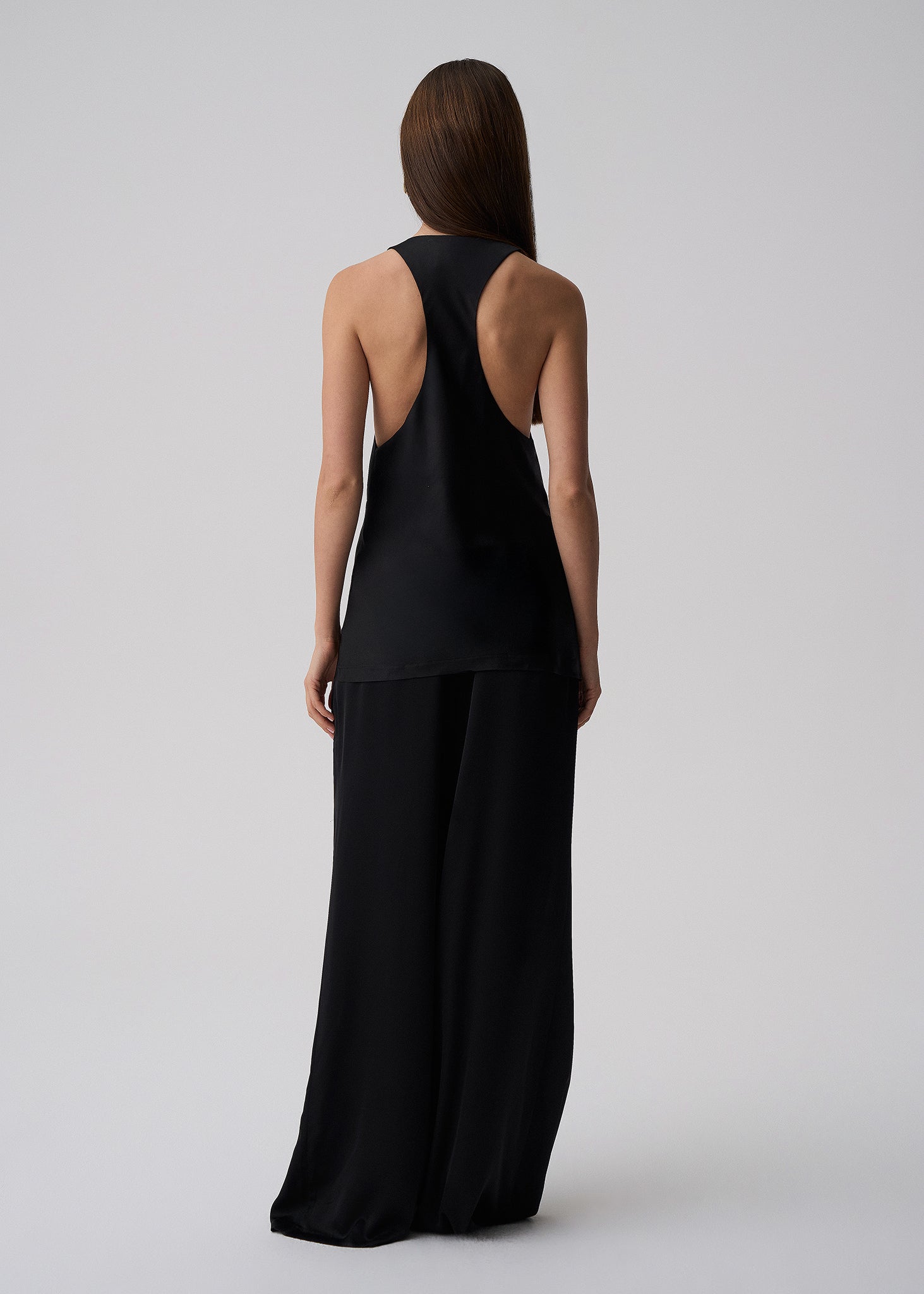 TOP SONIA SATIN BLACK LECOLLET