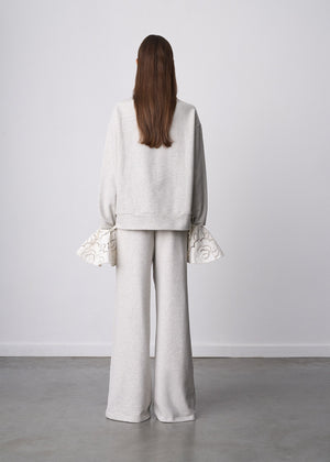 SPODNIE FRANKA GREY MELANGE LECOLLET