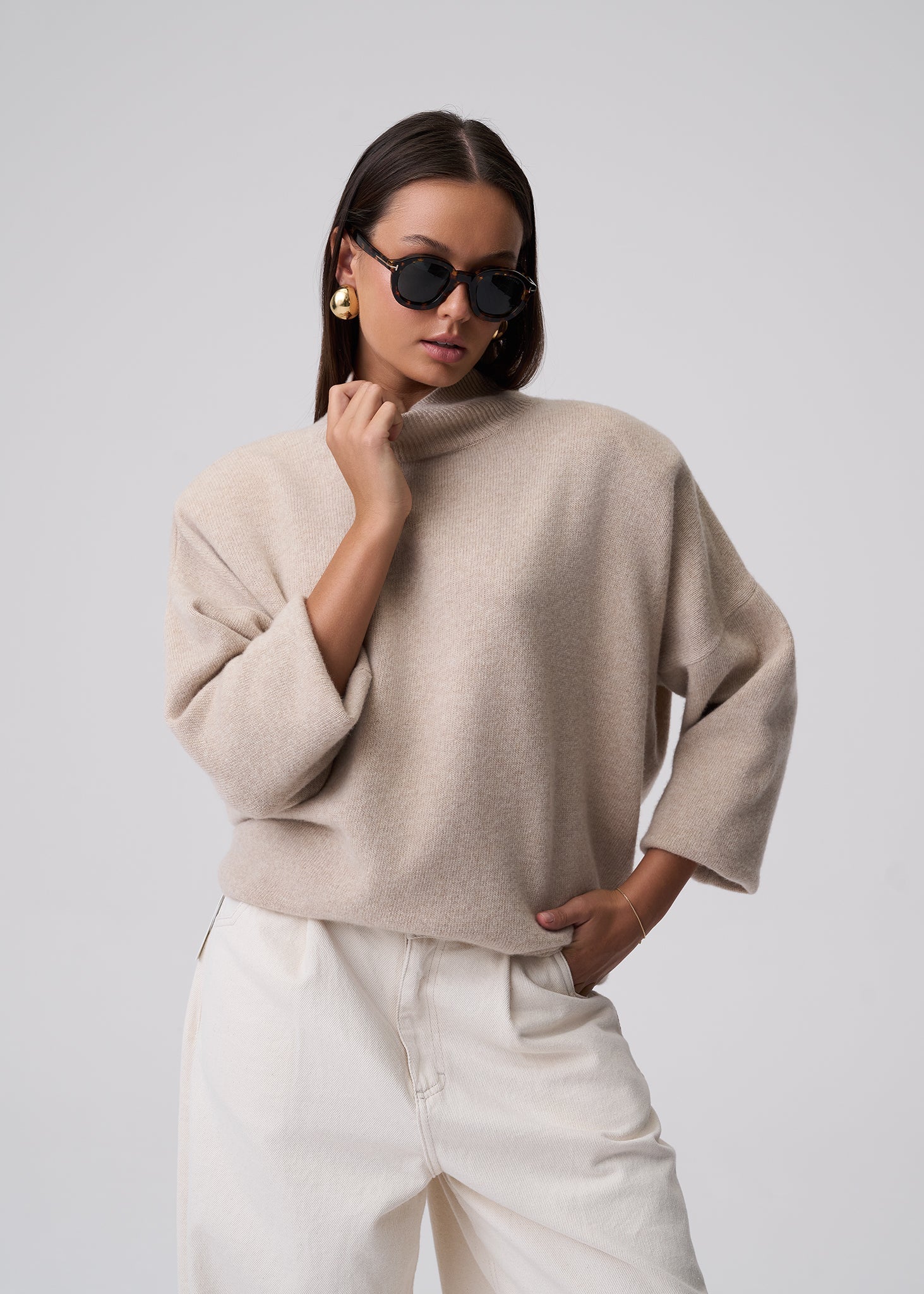 GOLF GLEN CASHMERE BEIGE LECOLLET