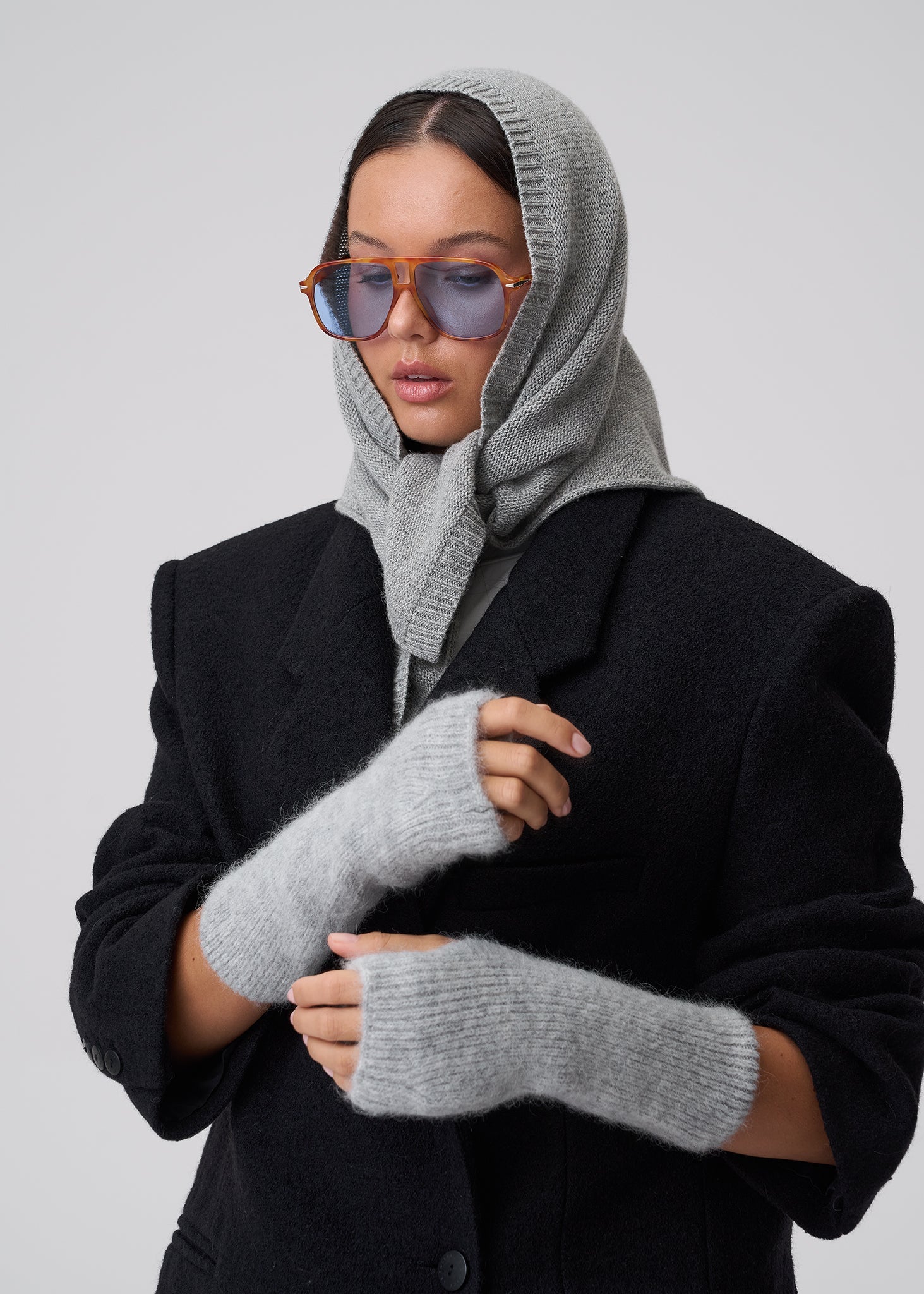 CHUSTA BABOUSHKA GREY LECOLLET