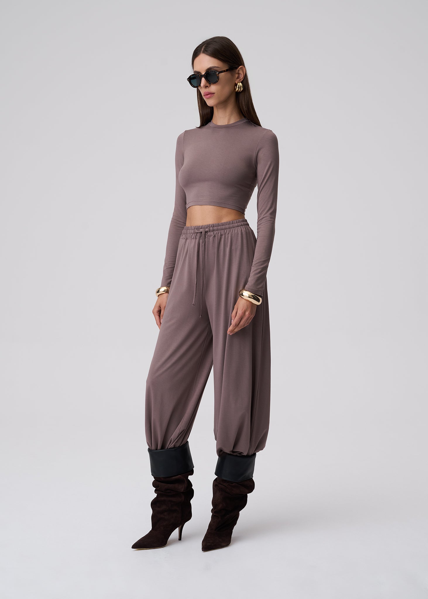 SPODNIE TONIA BAMBOO CACAO LECOLLET