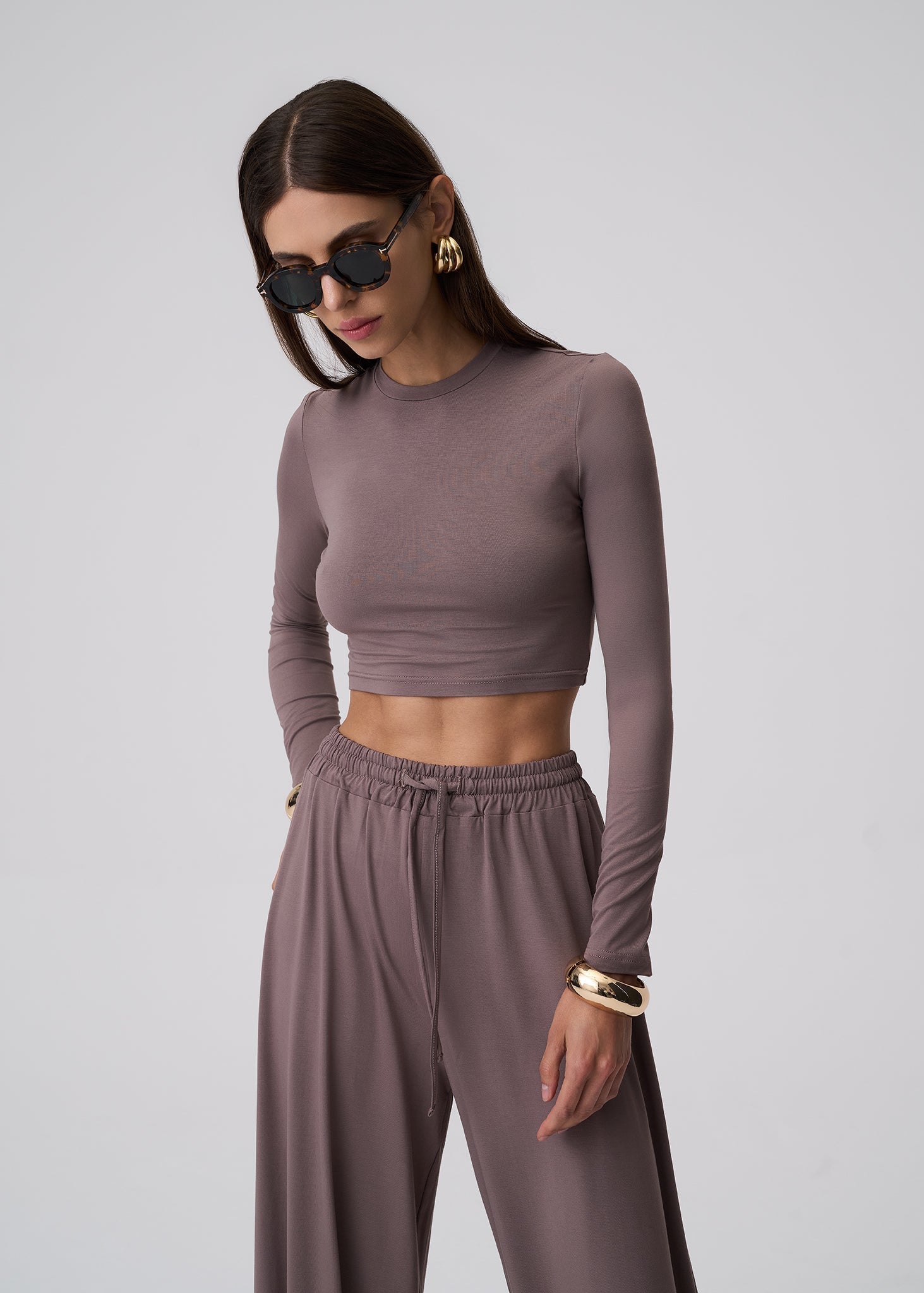 SPODNIE TONIA BAMBOO CACAO LECOLLET