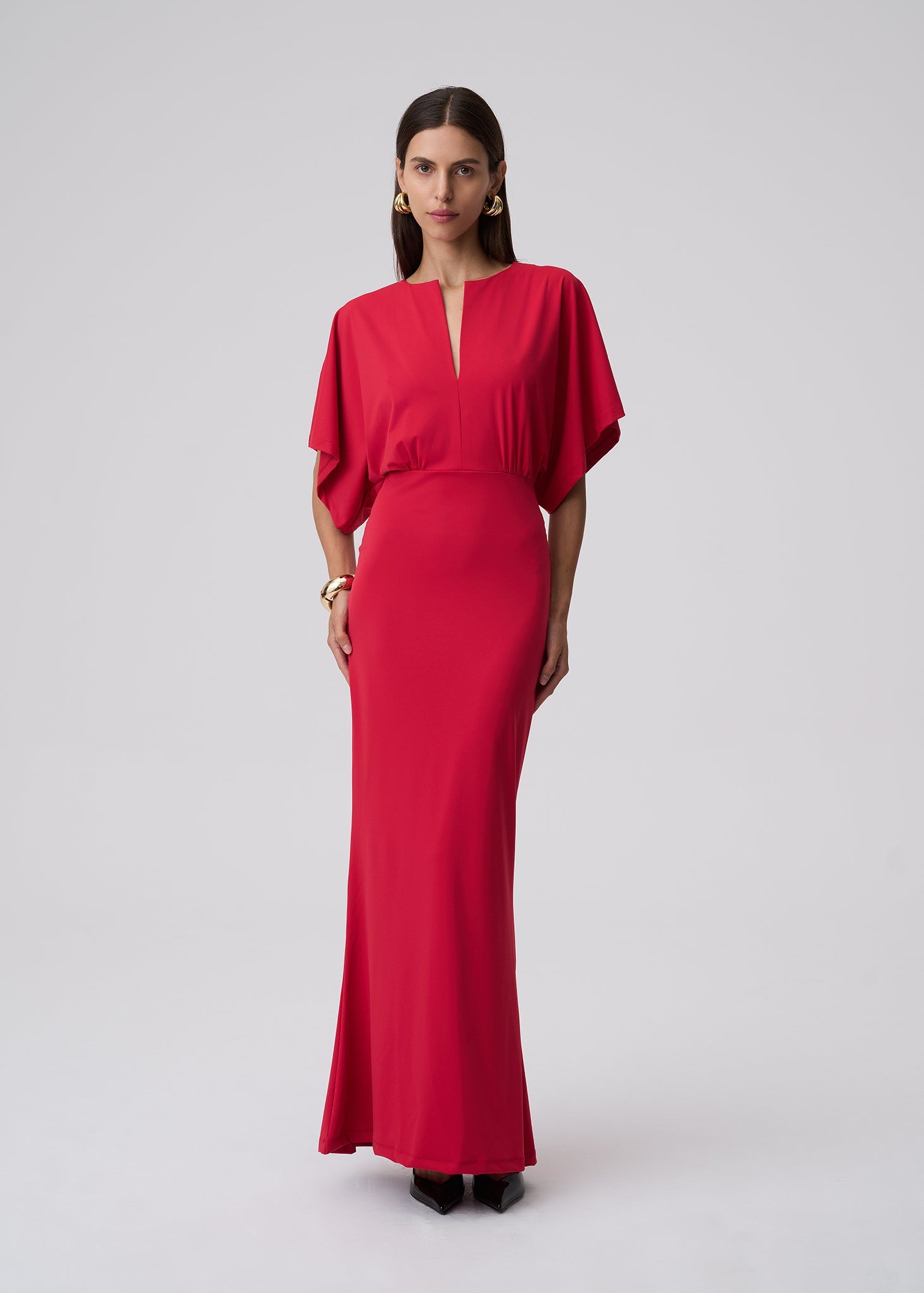 NINA DRESS RED LECOLLET