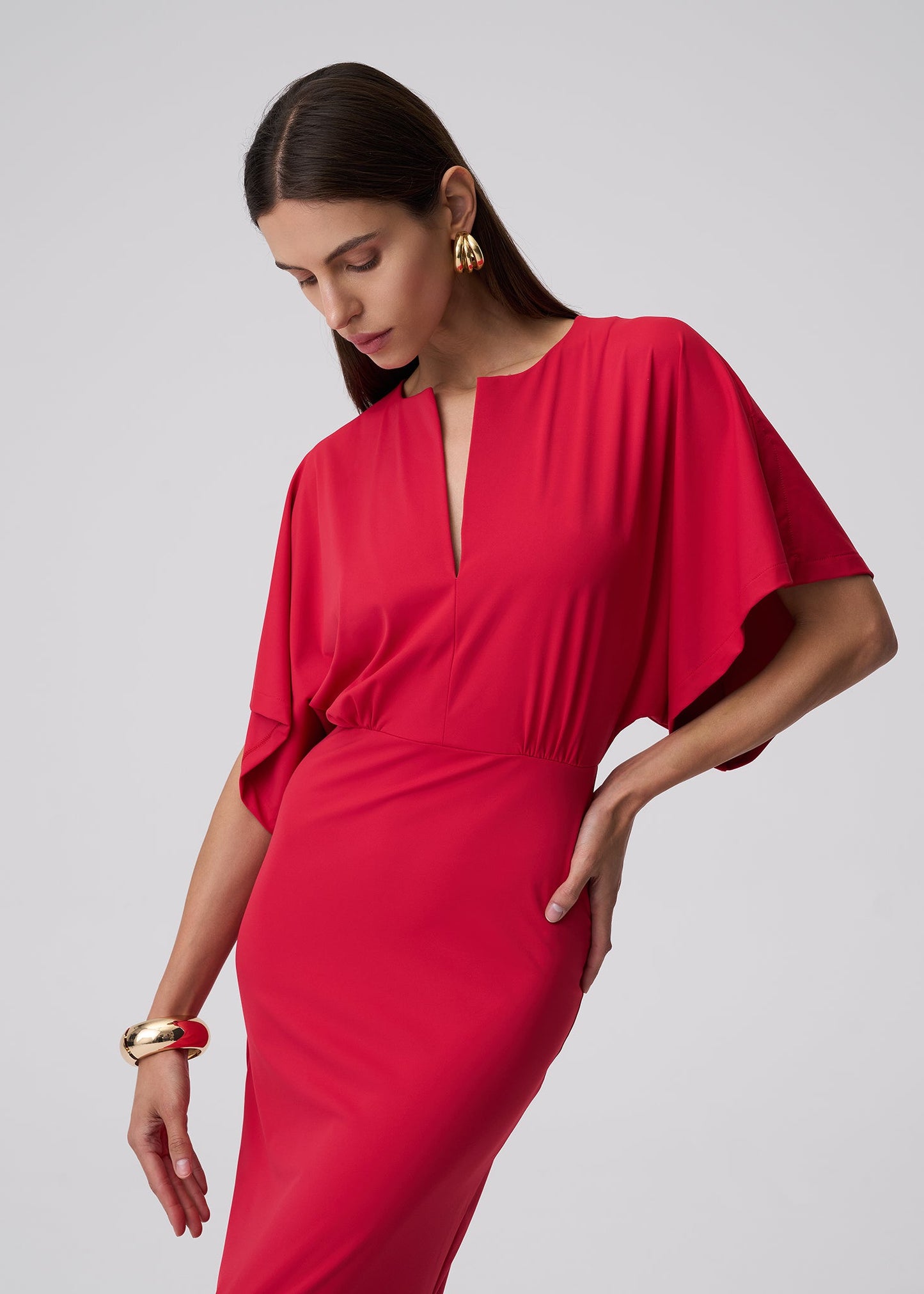 NINA DRESS RED LECOLLET