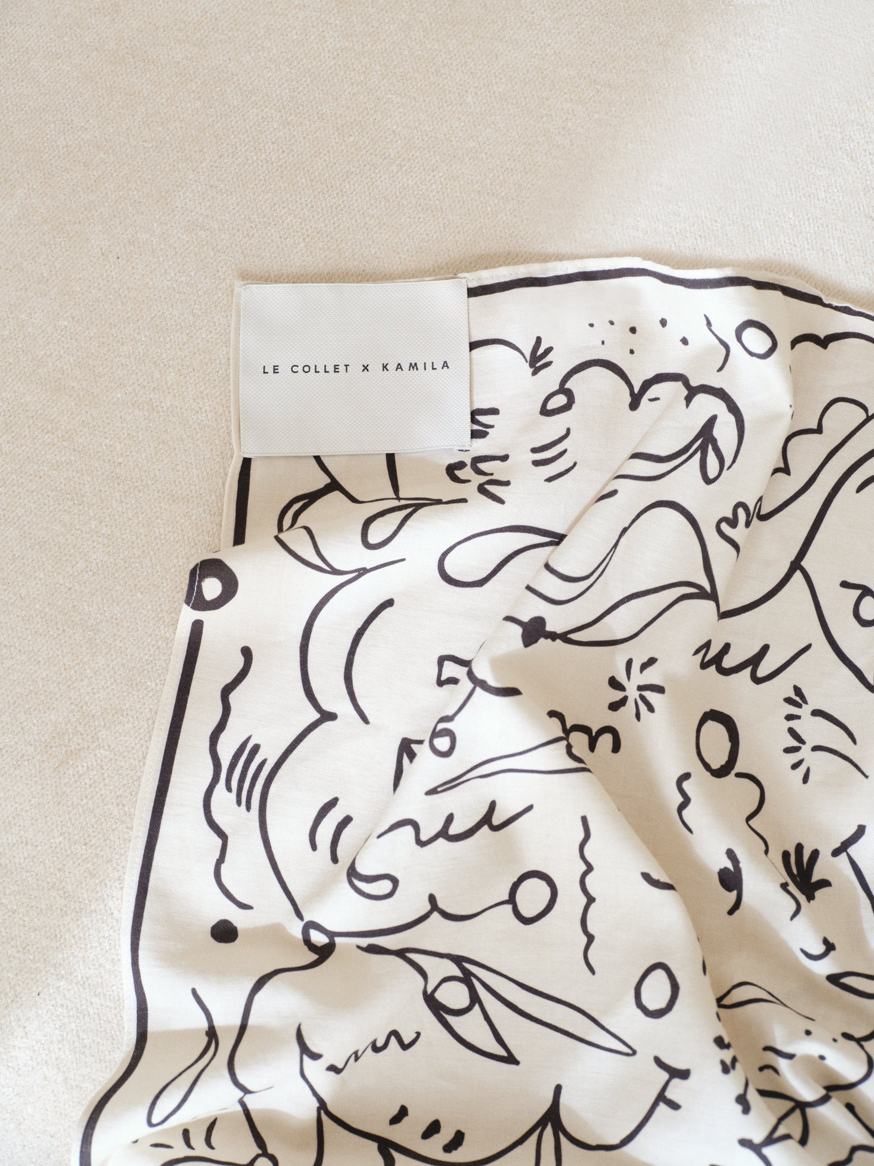 CHUSTA ANOUSHKA ECRU LECOLLET