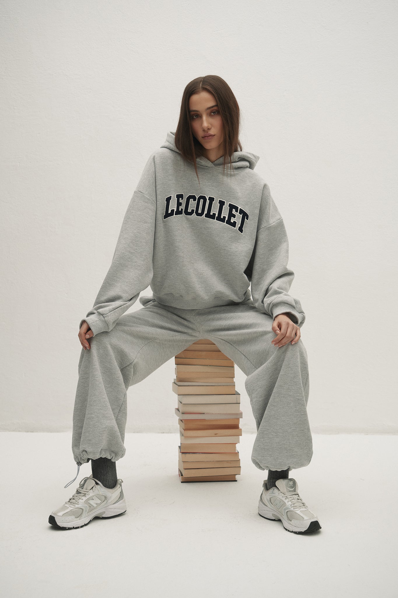 SPODNIE LEYA GREY LECOLLET