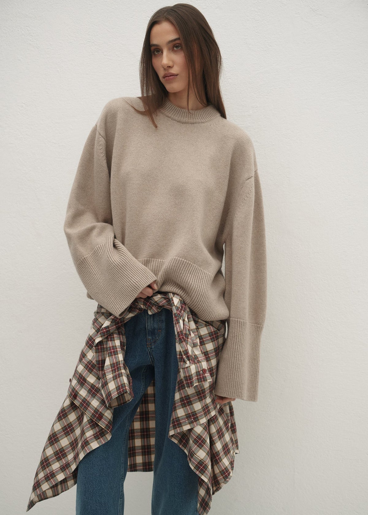 SWETER ELWEN TAUPE LECOLLET