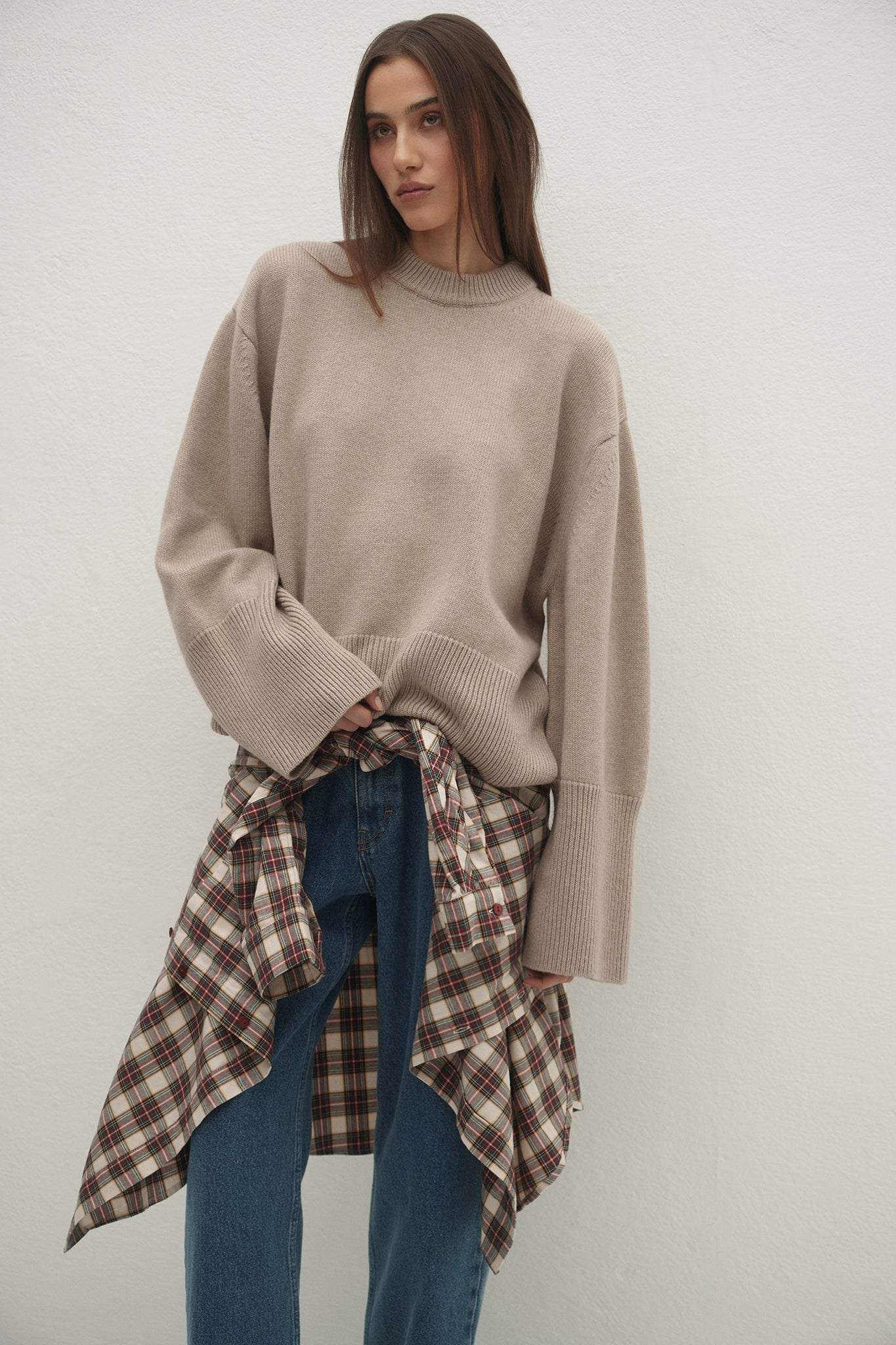 SWETER ELWEN TAUPE LECOLLET