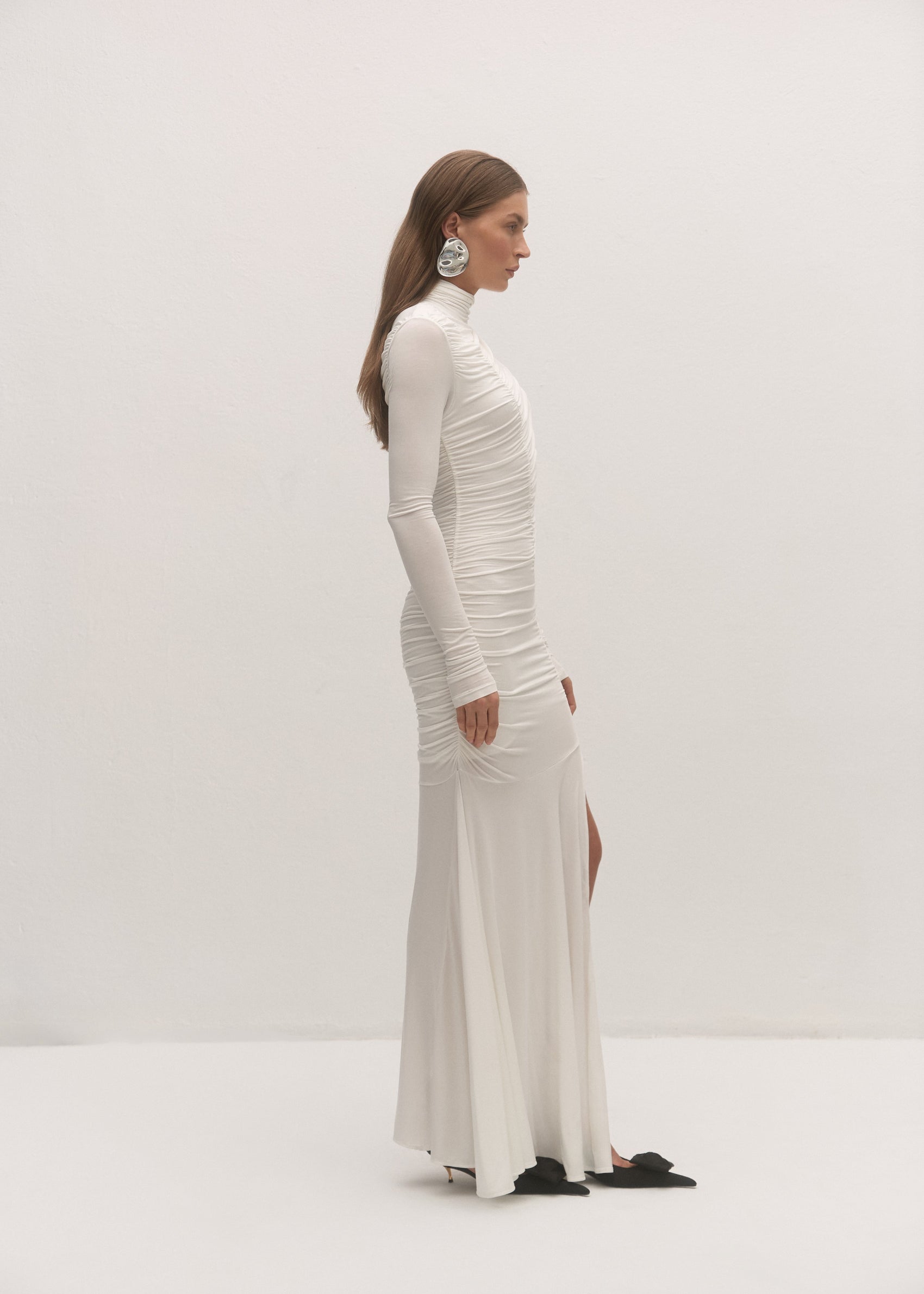 SUKIENKA JEANNE ECRU LECOLLET