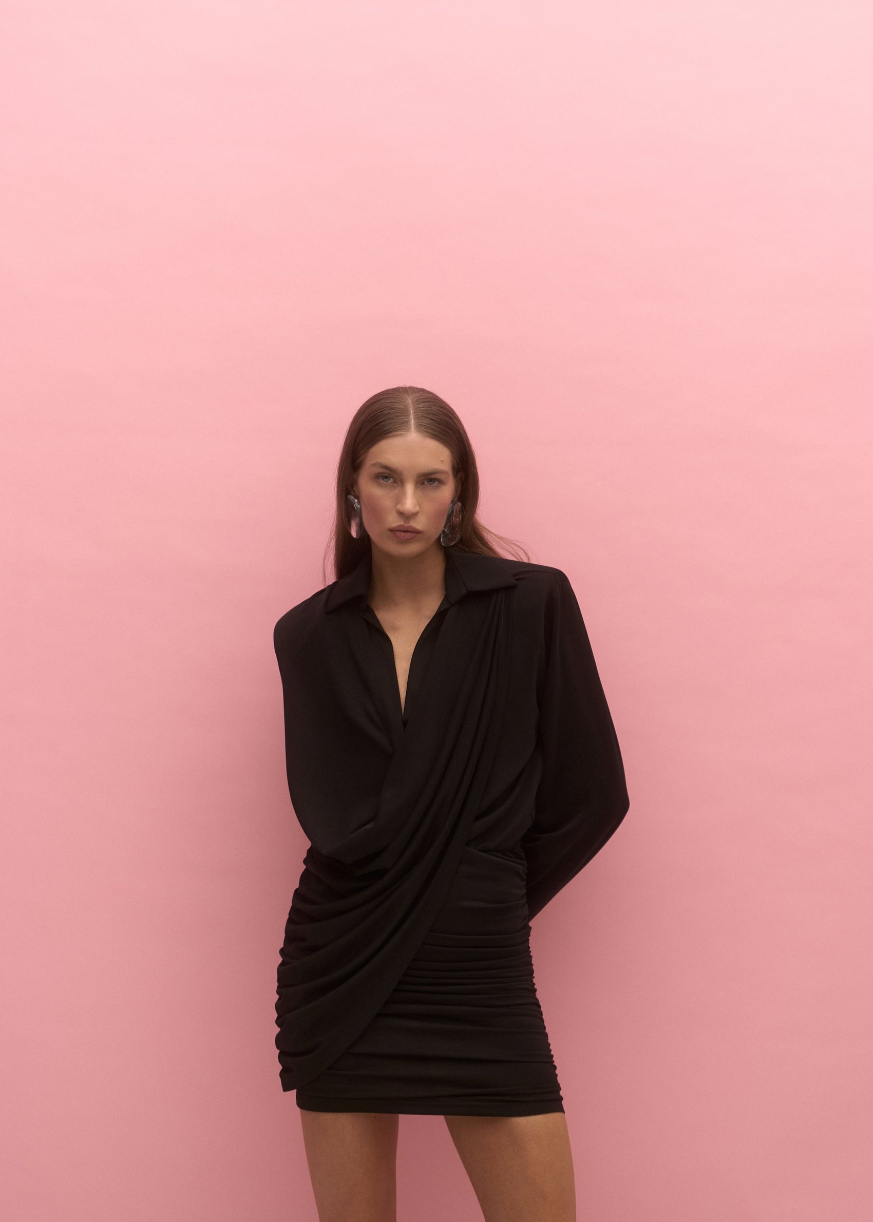 SUKIENKA FLORENCE BLACK LECOLLET