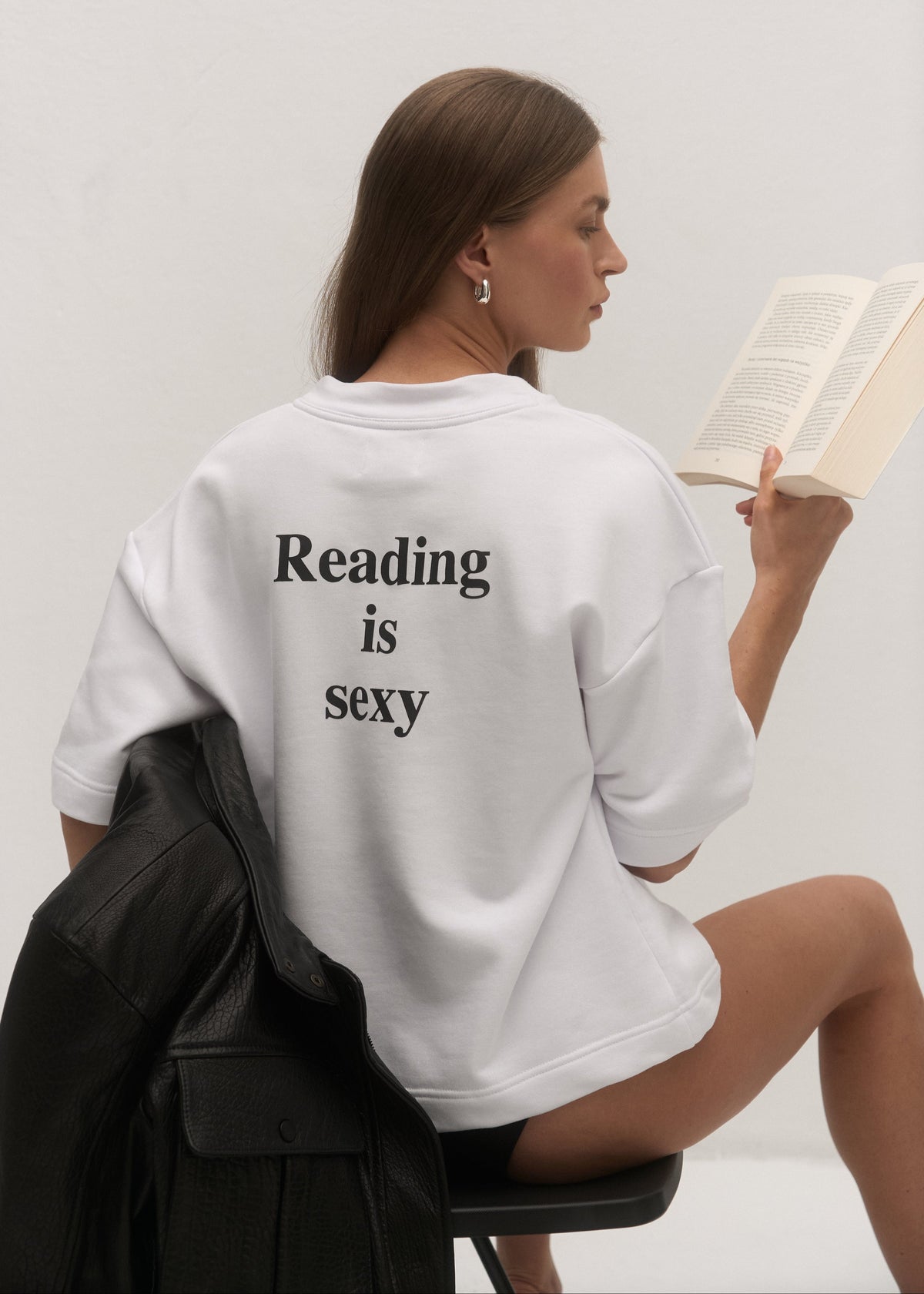 T-SHIRT VELIA BOOK WHITE LECOLLET