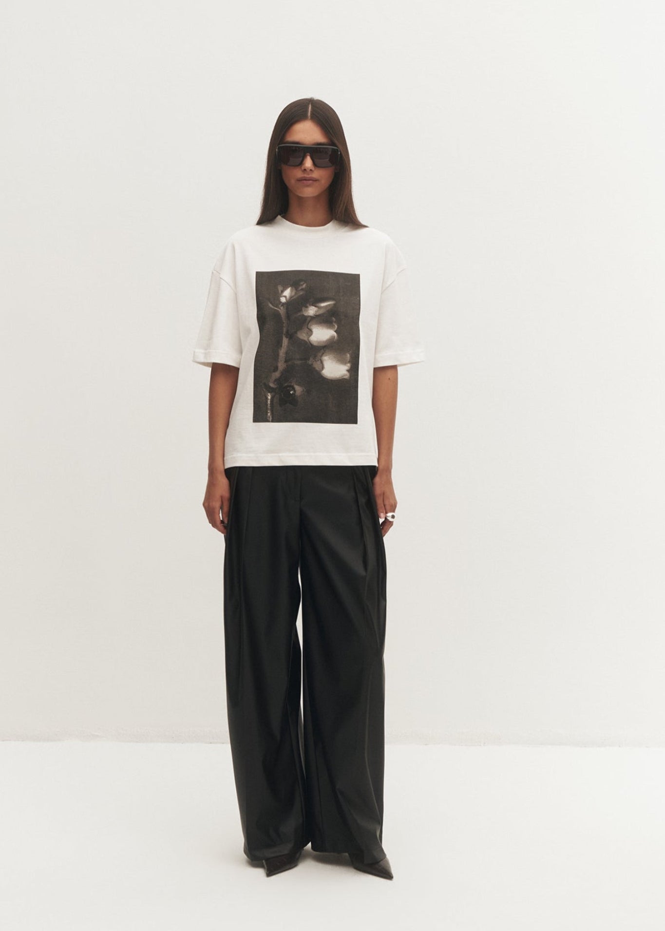 T-SHIRT GABRIELLE DARK ECRU LECOLLET