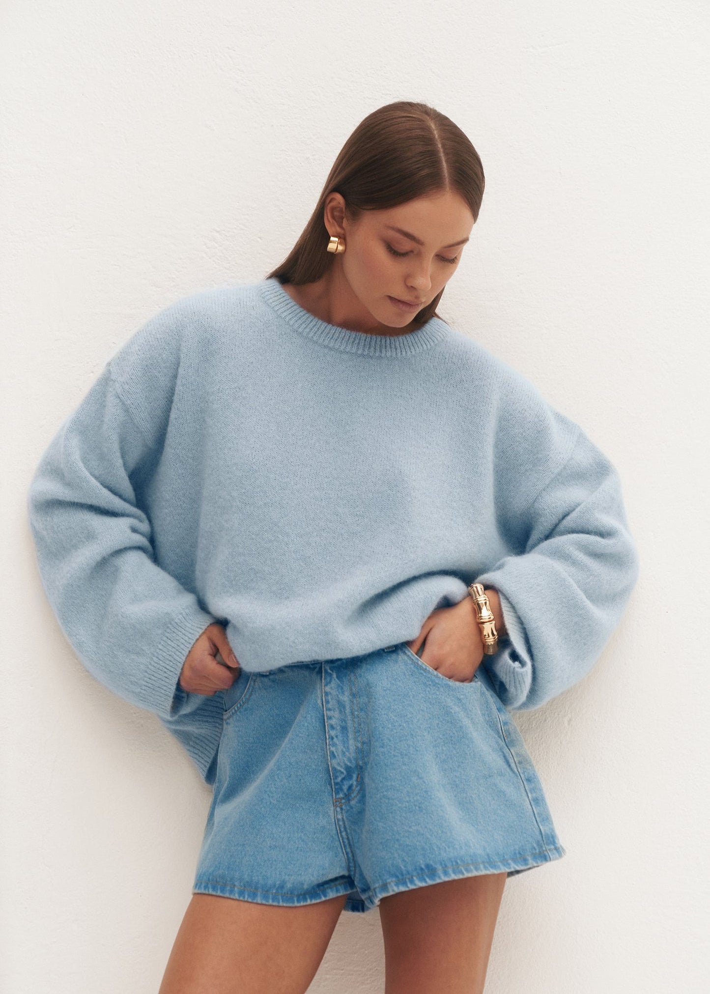 SWETER DIANA BABY BLUE LECOLLET