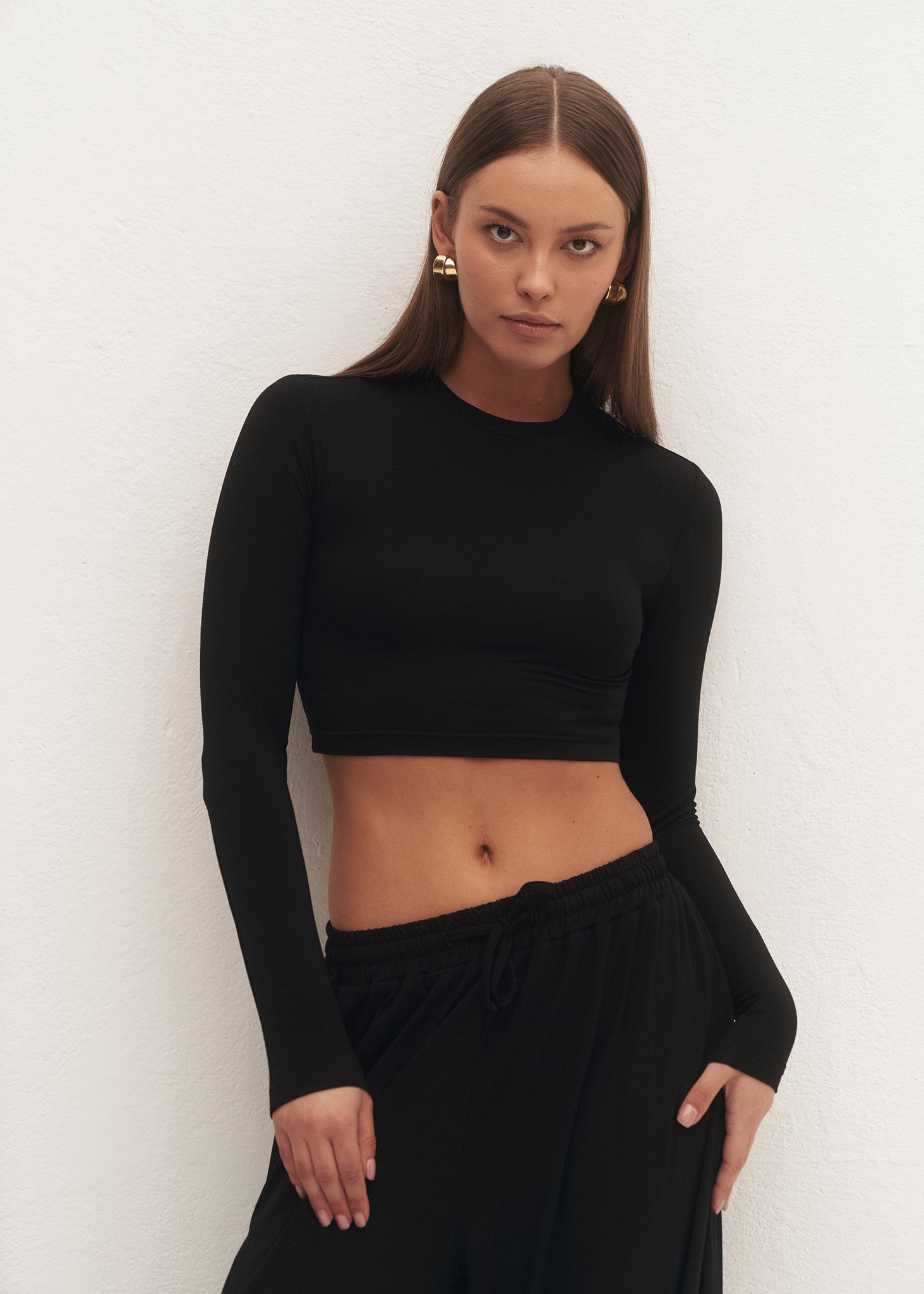 SPODNIE TONIA BAMBOO BLACK LECOLLET