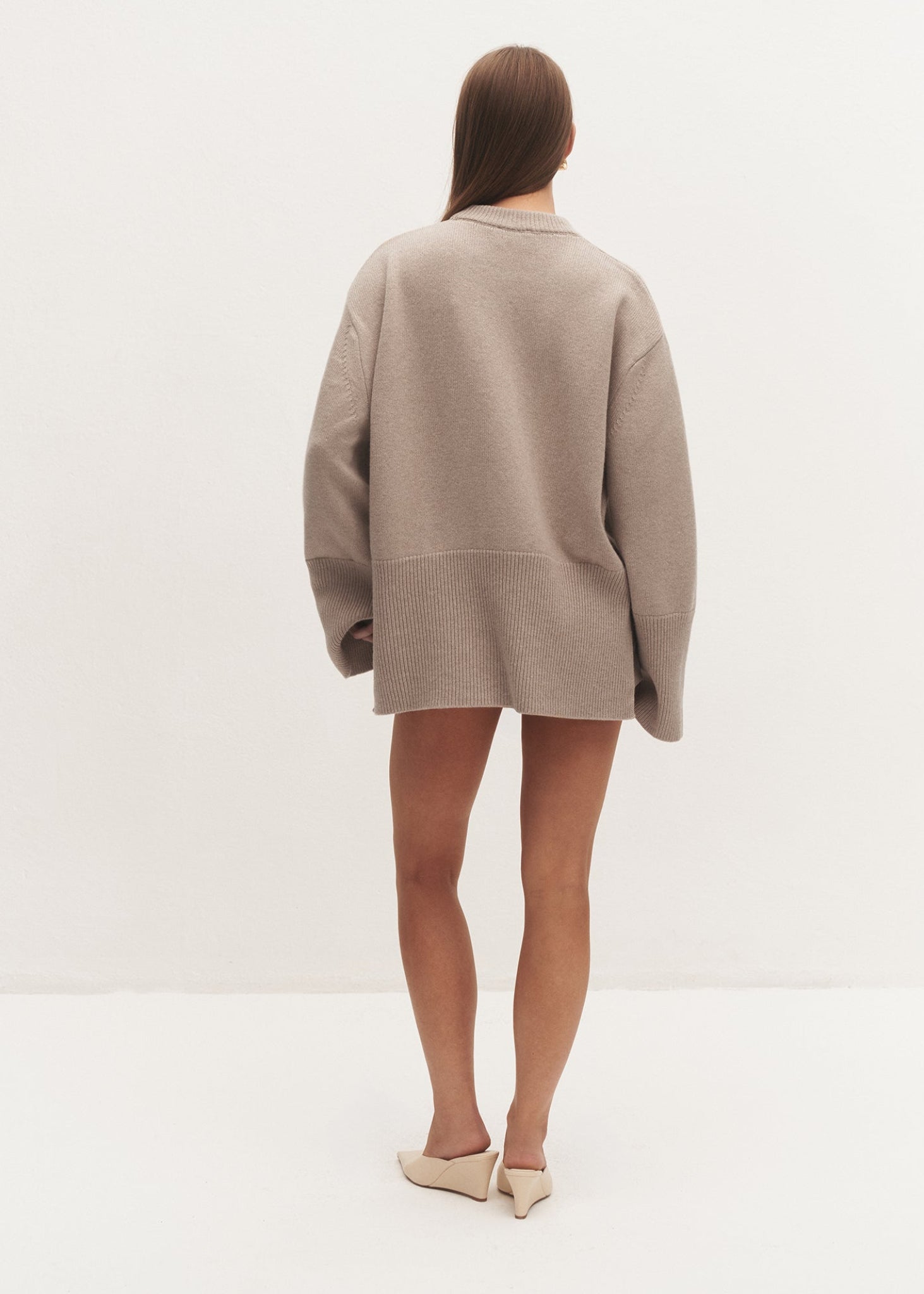 SWETER ELWEN TAUPE LECOLLET