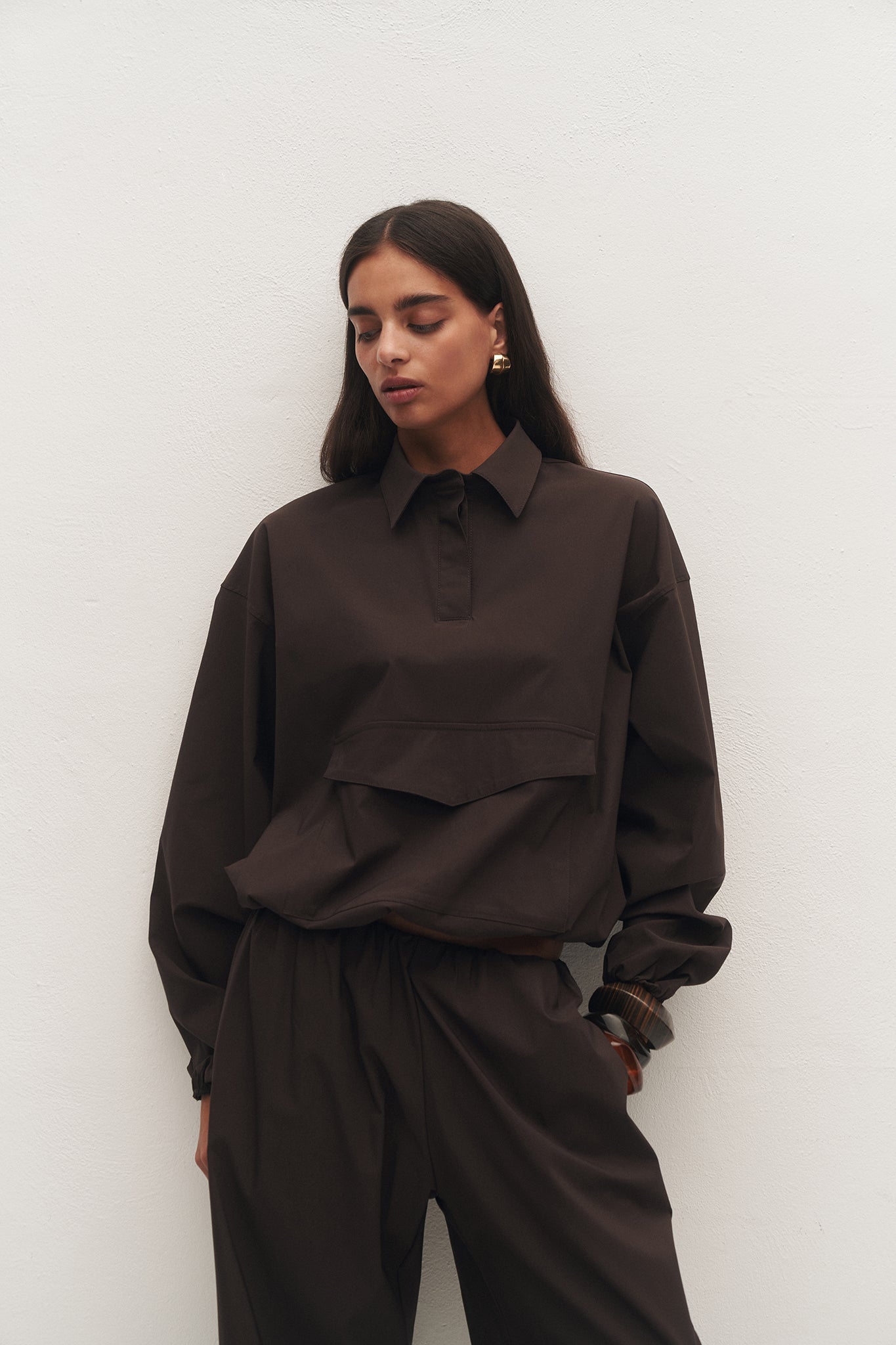 BLUZA DOMINICA BROWN LECOLLET