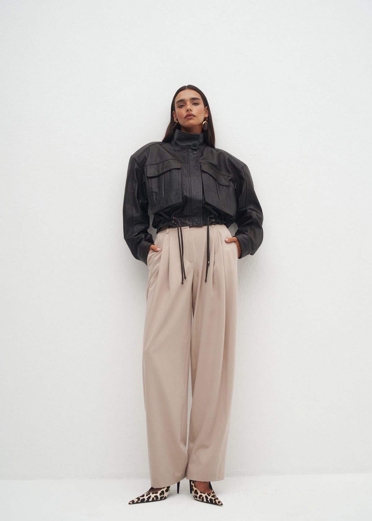 FIDEN SAND BEIGE TROUSERS