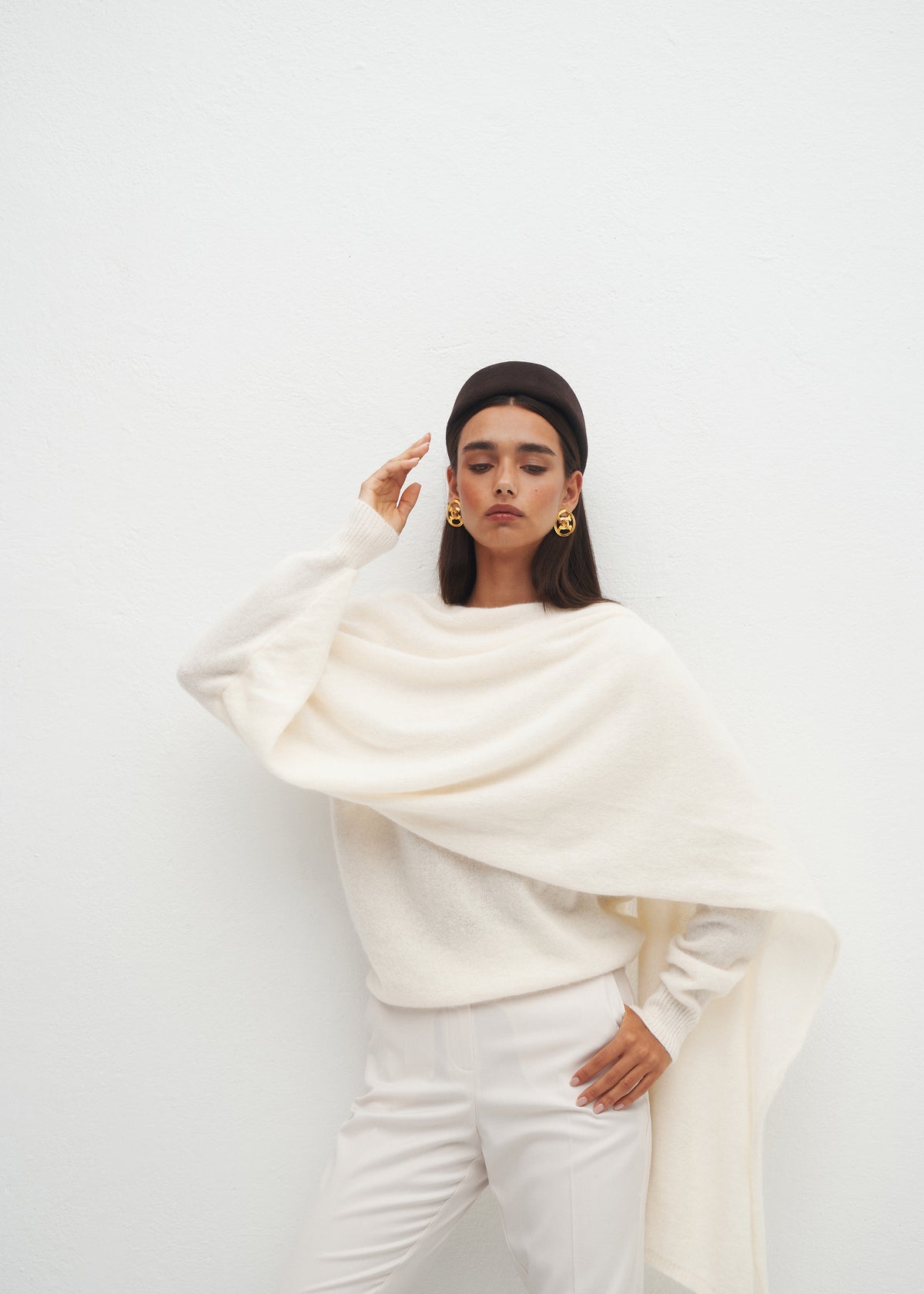 ISOLDE ALPACA ECRU SWEATER