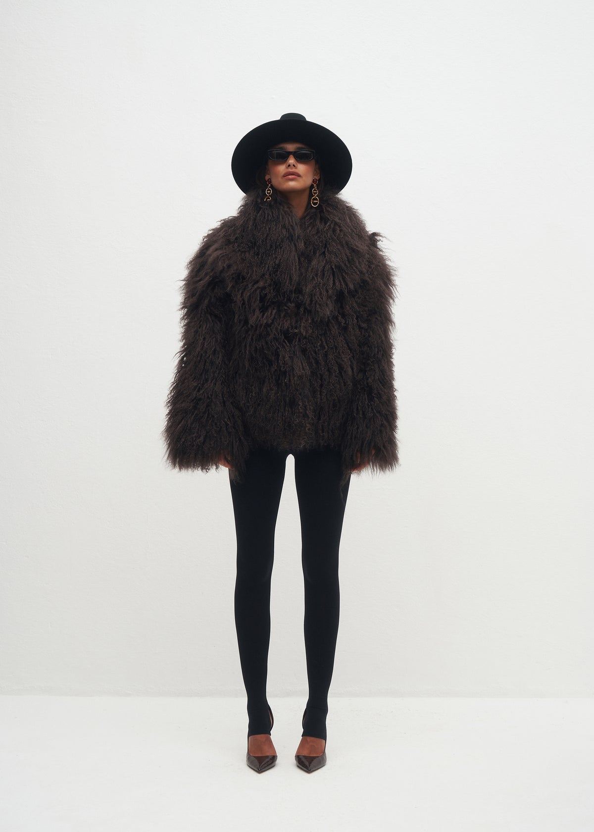 PARIS BROWN SHEEPSKIN