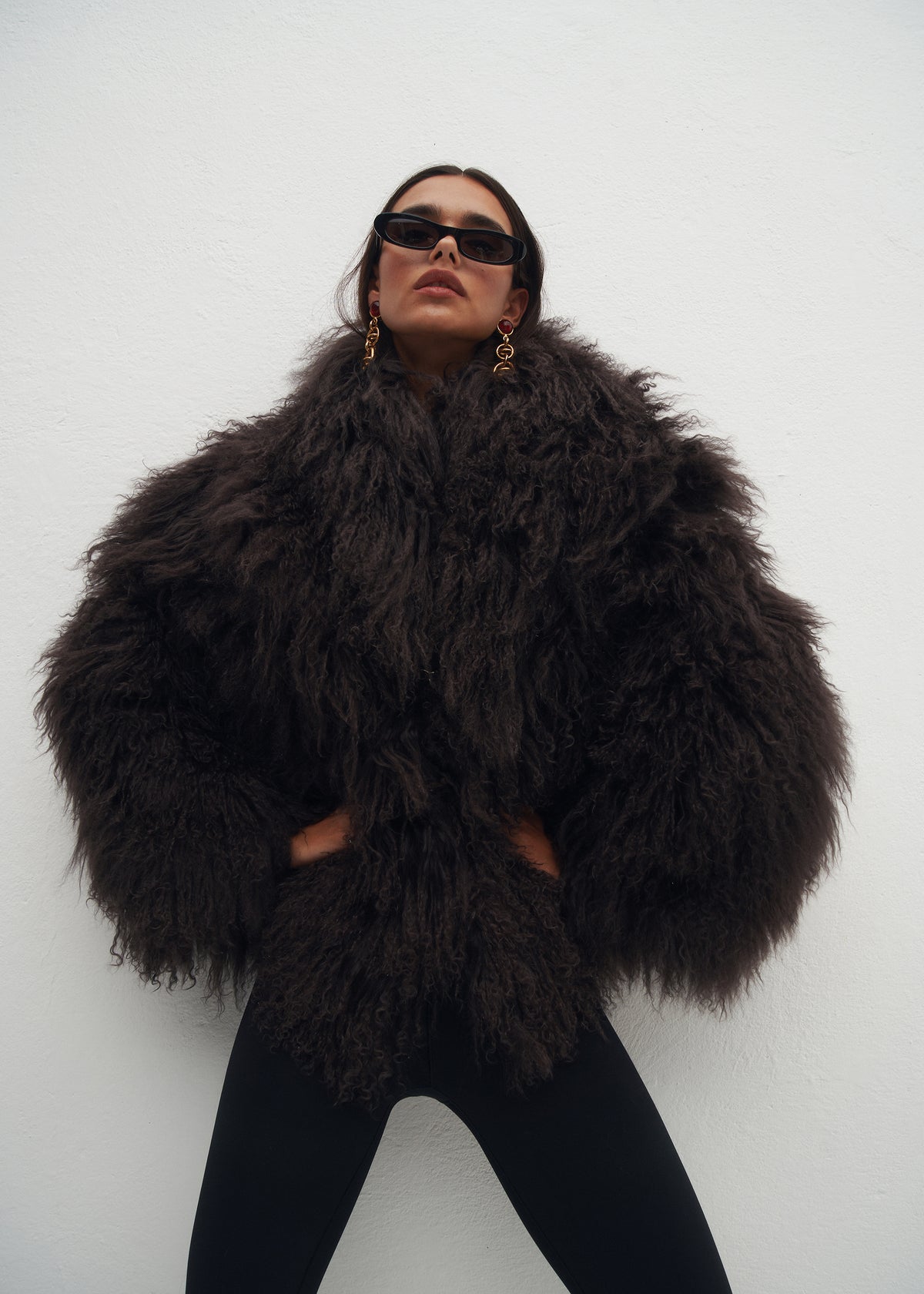 PARIS BROWN SHEEPSKIN