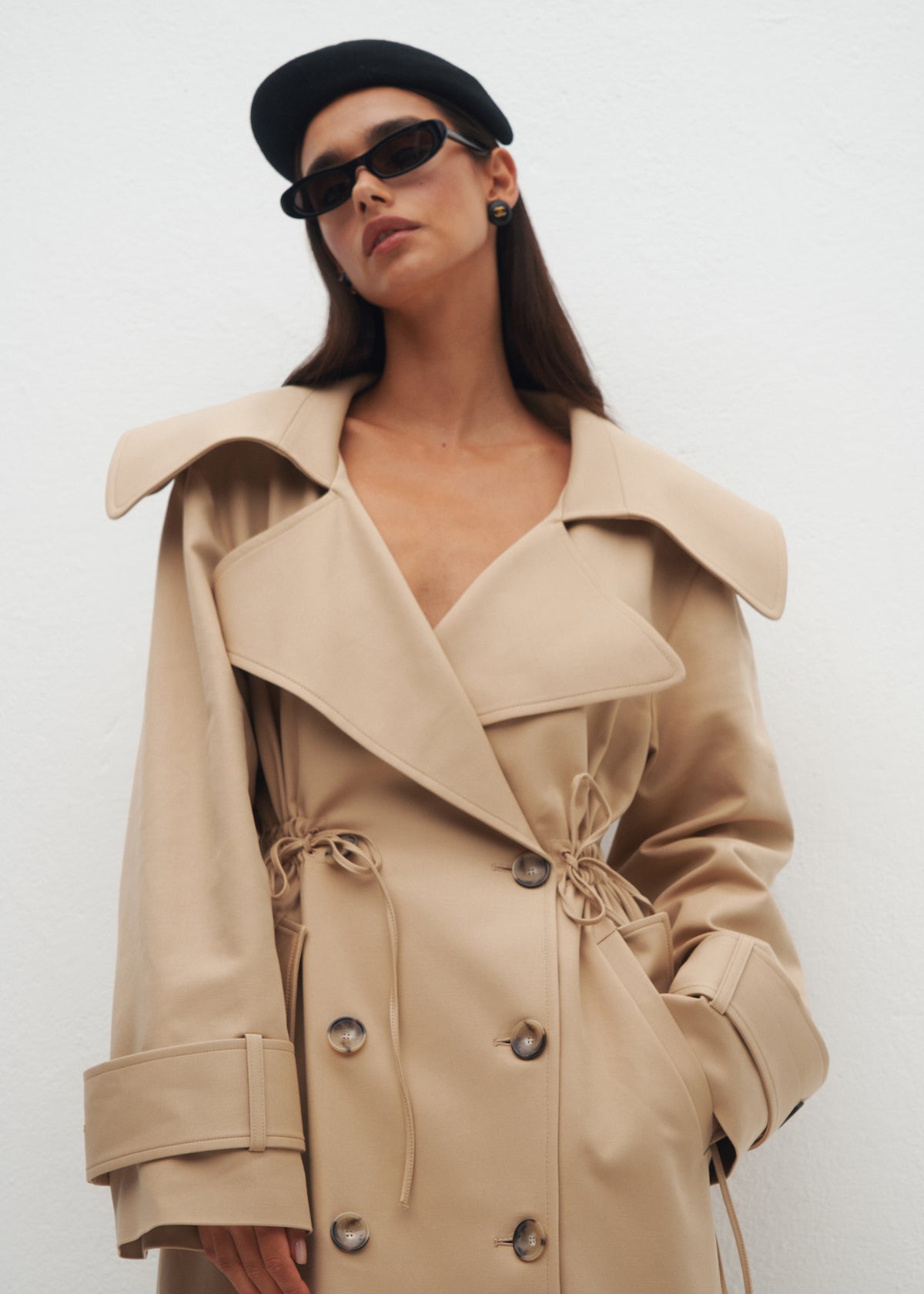 ELISE BEIGE TRENCH
