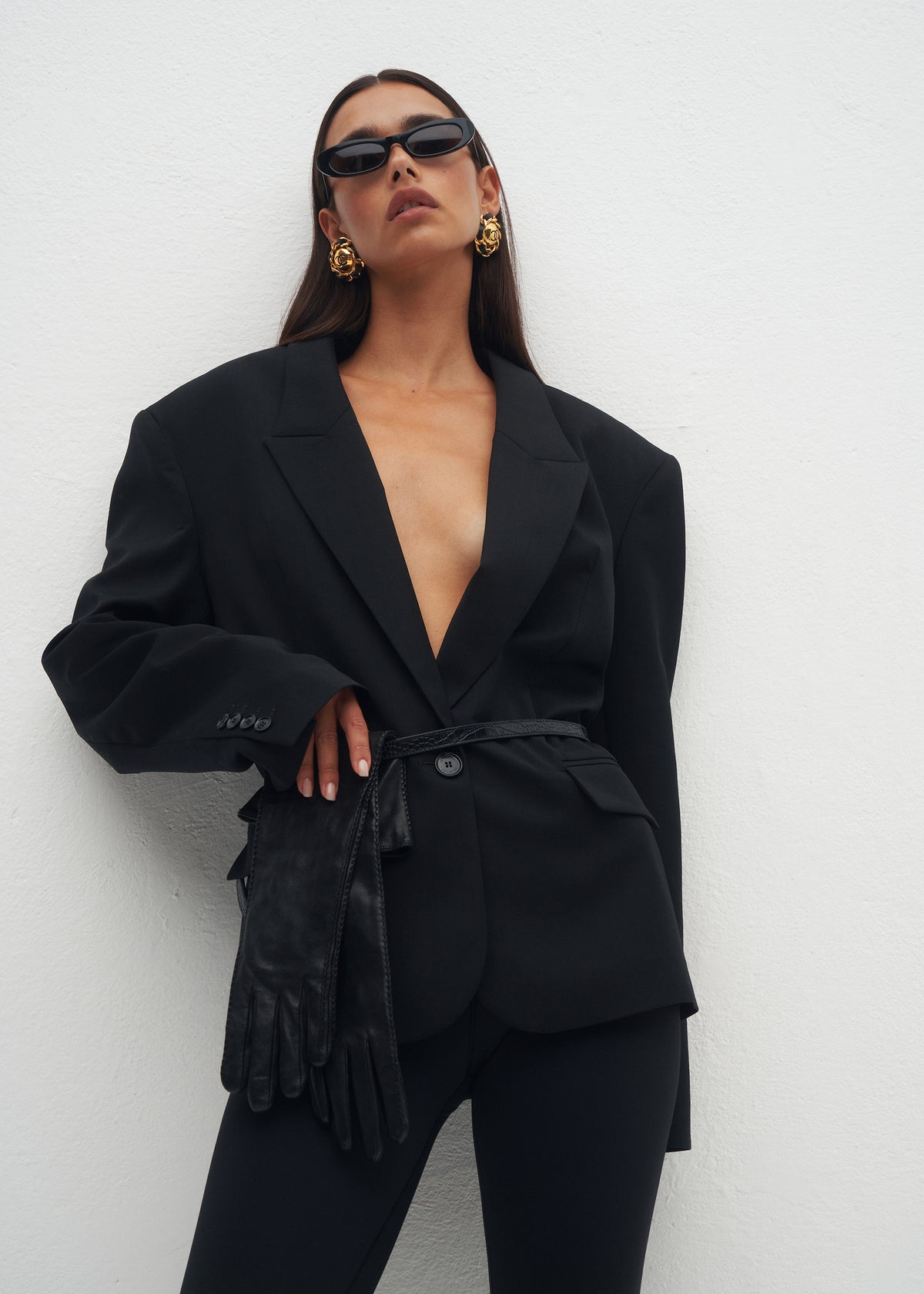HARRISON WOOL BLACK BLAZER