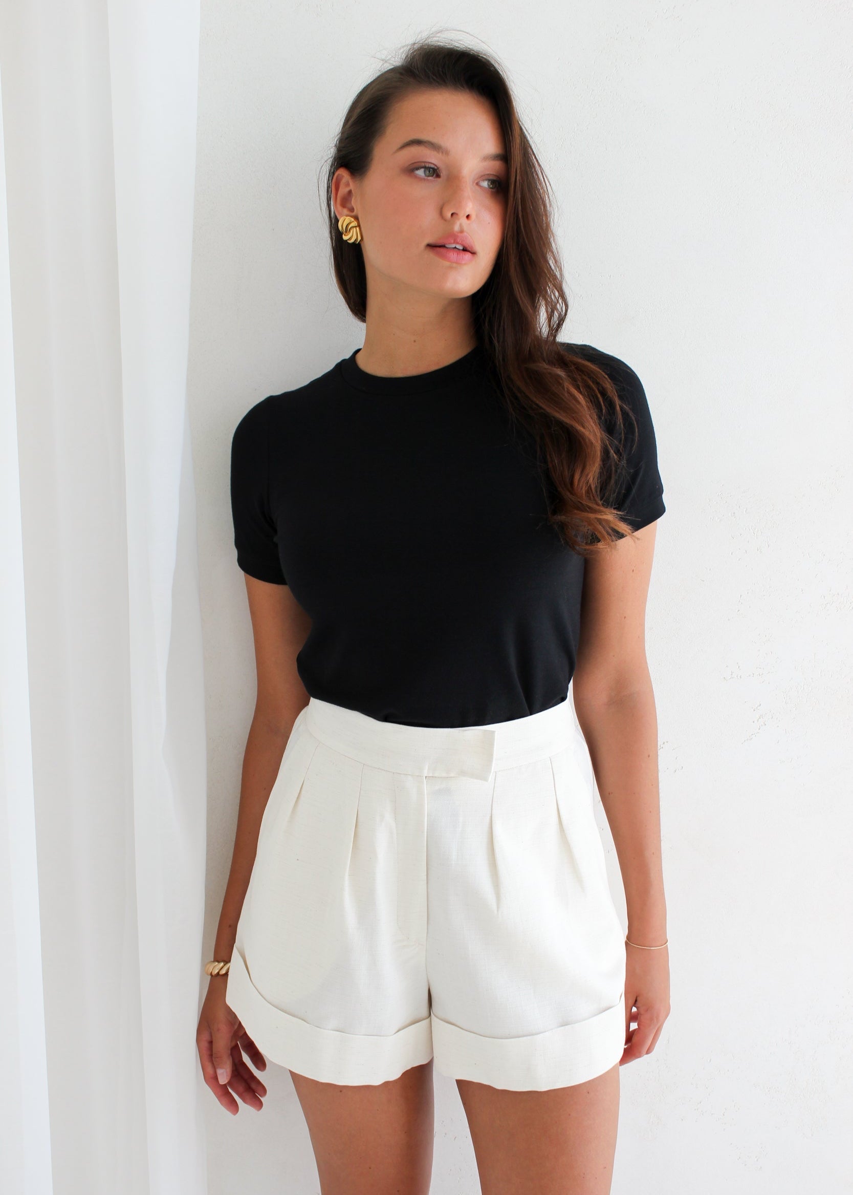 T-SHIRT SLIM BLACK LECOLLET