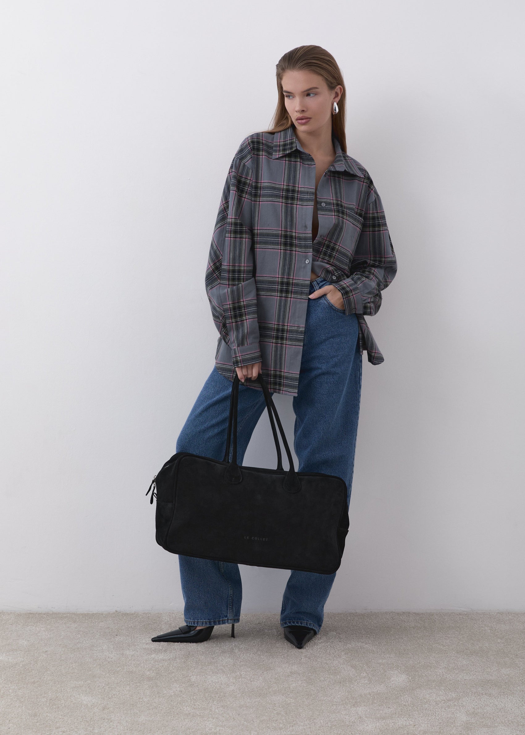 KOSZULA DYLAN GREY LECOLLET