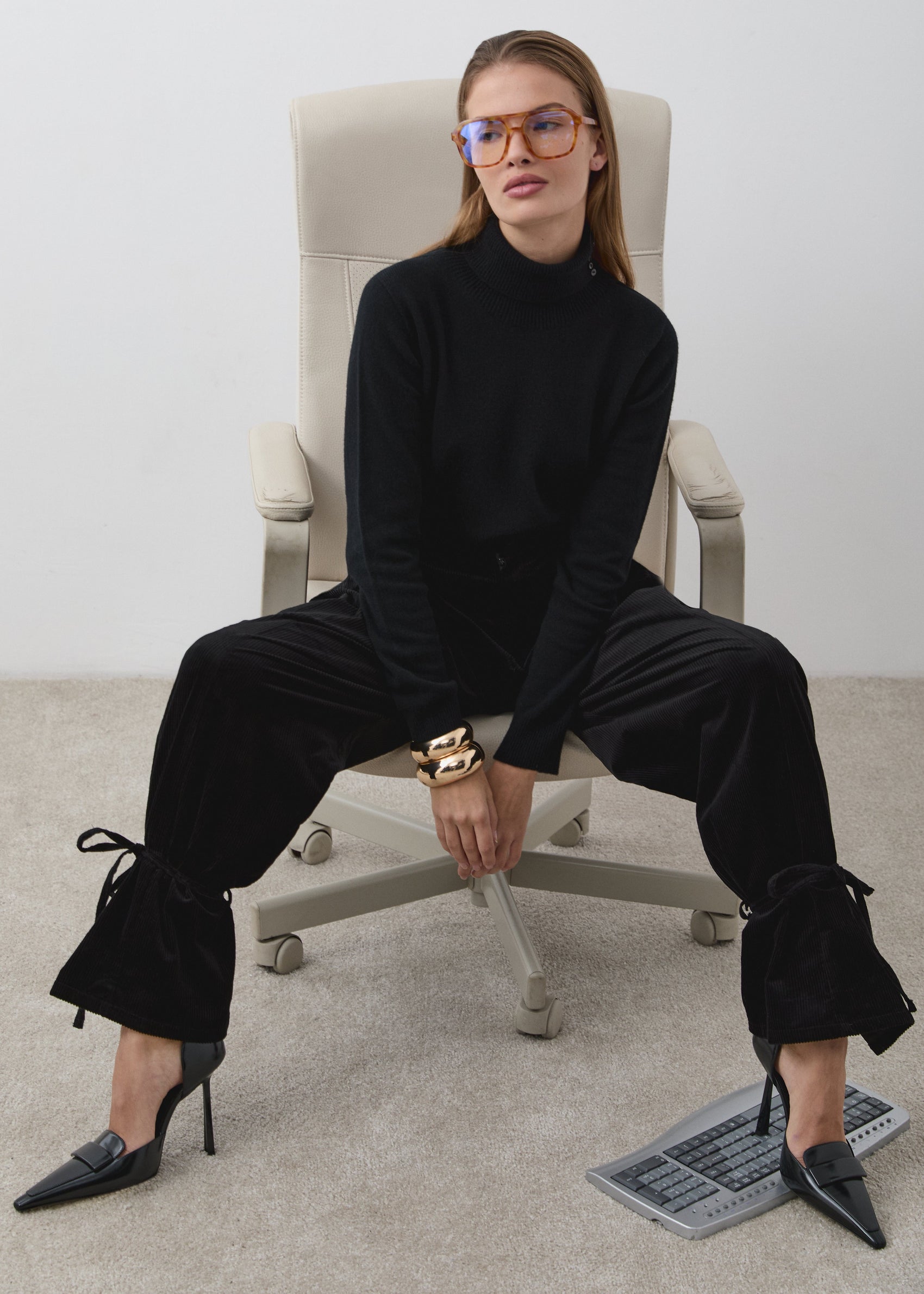 SPODNIE CASADEA BLACK LECOLLET