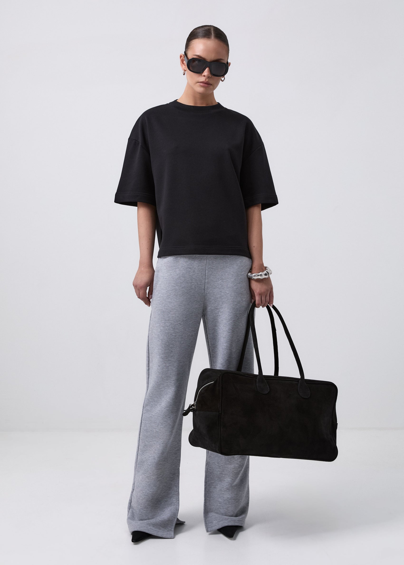 T-SHIRT CYNTHIA BLACK LECOLLET