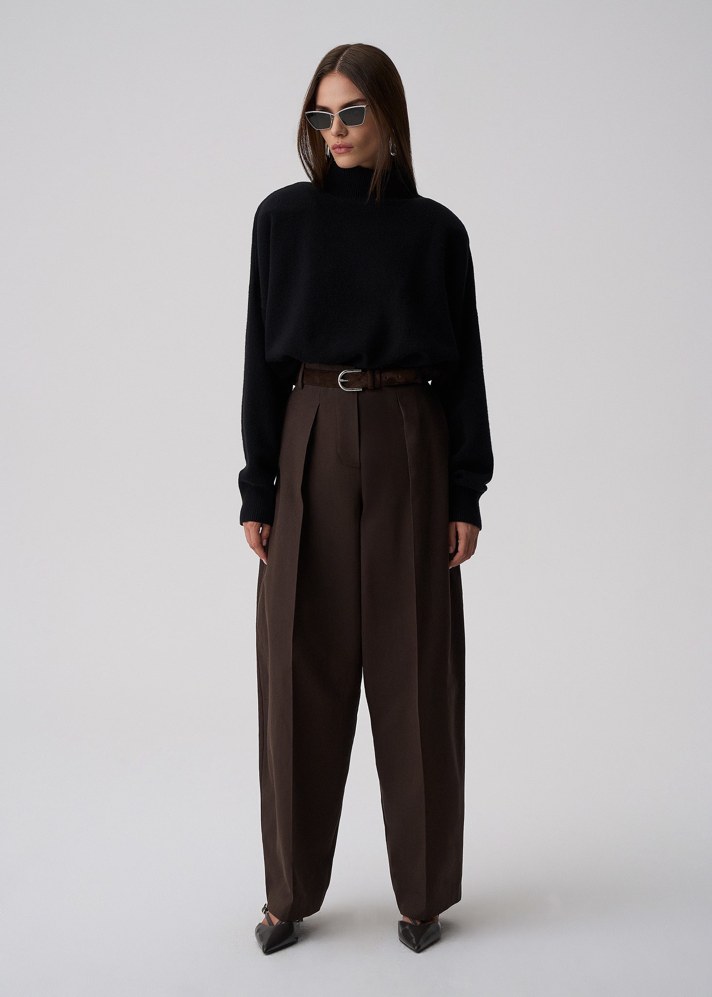 SPODNIE AMADEUS BROWN LECOLLET