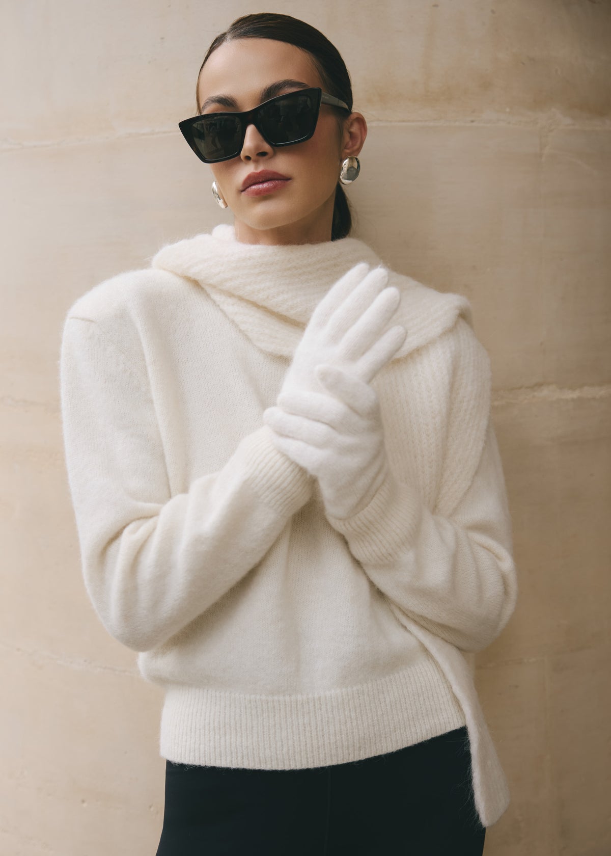 SZALIK LUCERNA ALPACA ECRU