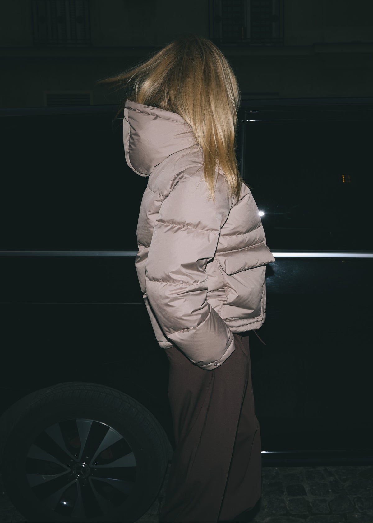 BORMIO HOODED TAUPE JACKET