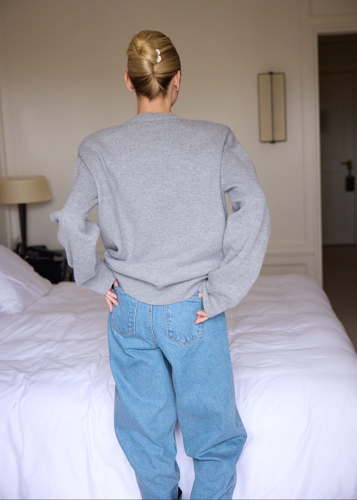 SWETER CECILIA LIGHT GREY
