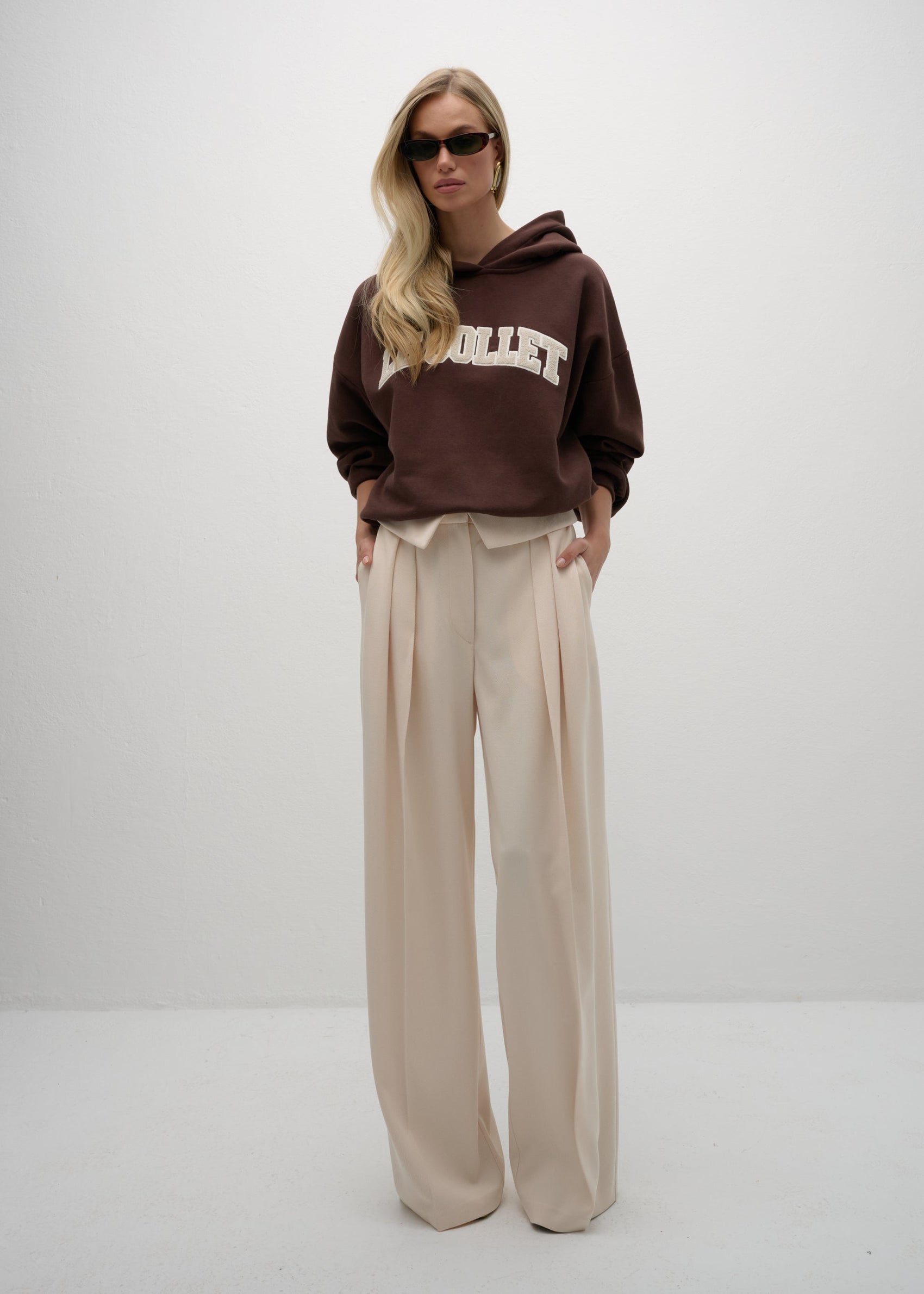 BLUZA LEYA BROWN LECOLLET