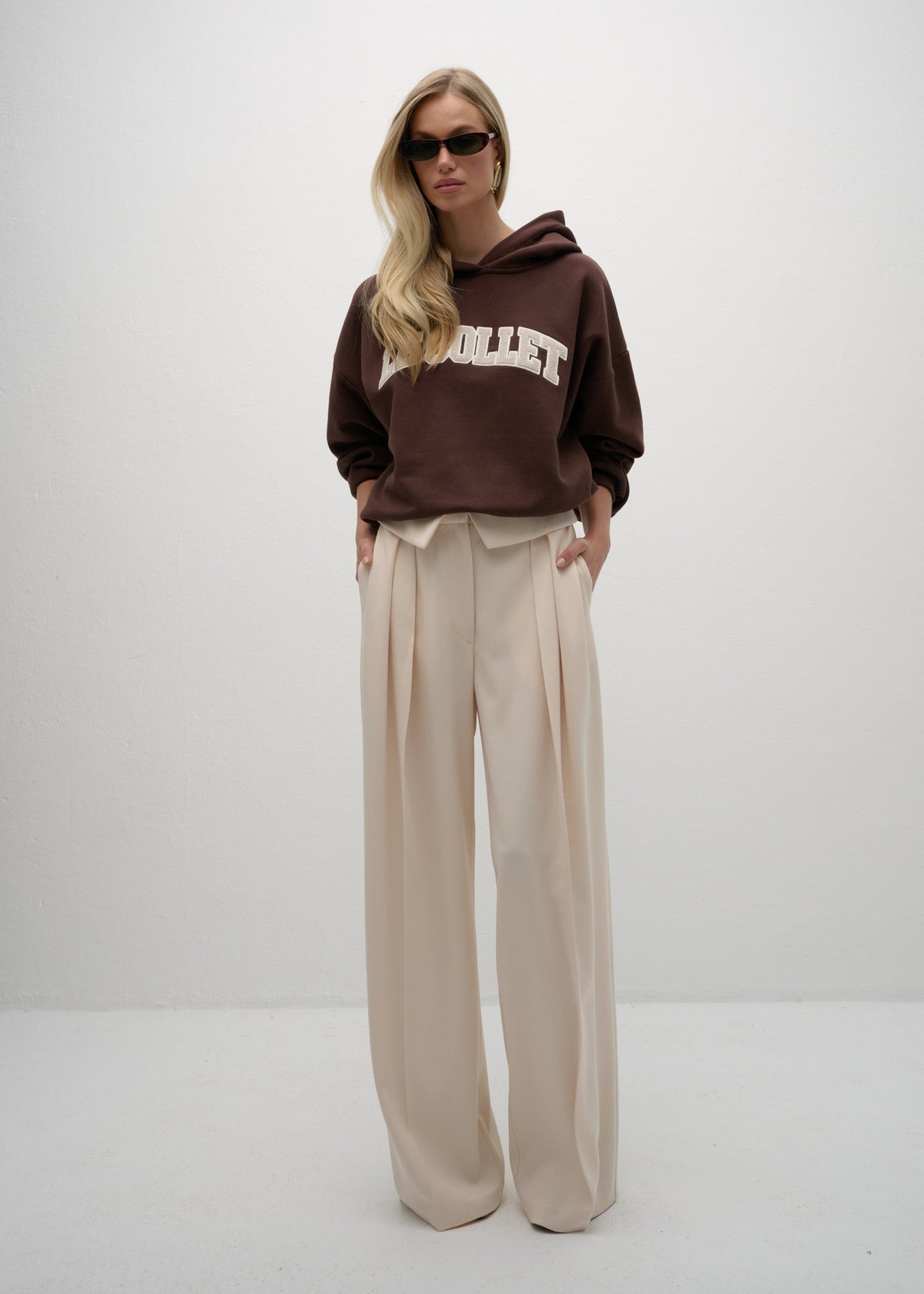 BLUZA LEYA BROWN LECOLLET