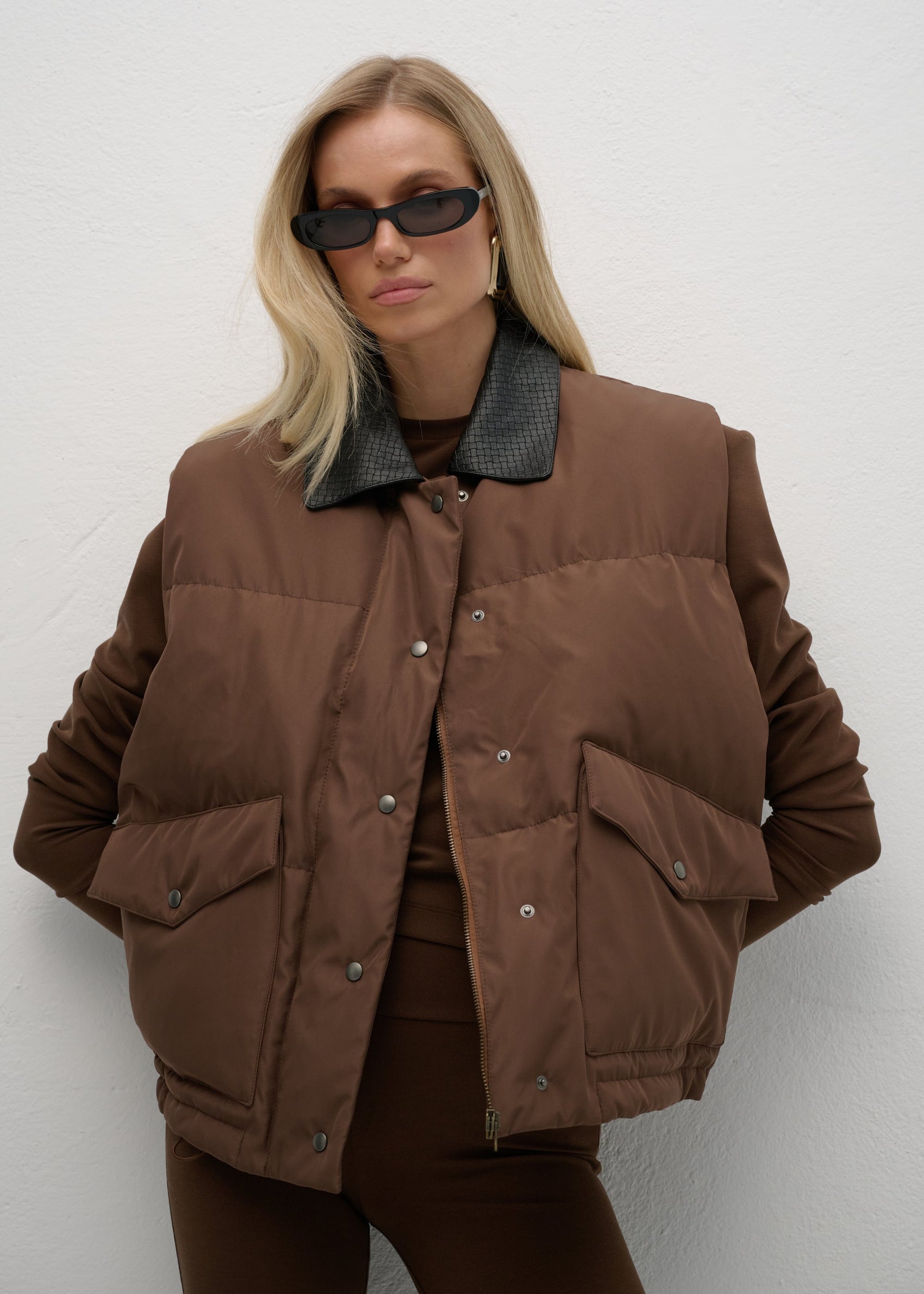 KAMIZELKA ROSE BROWN LECOLLET