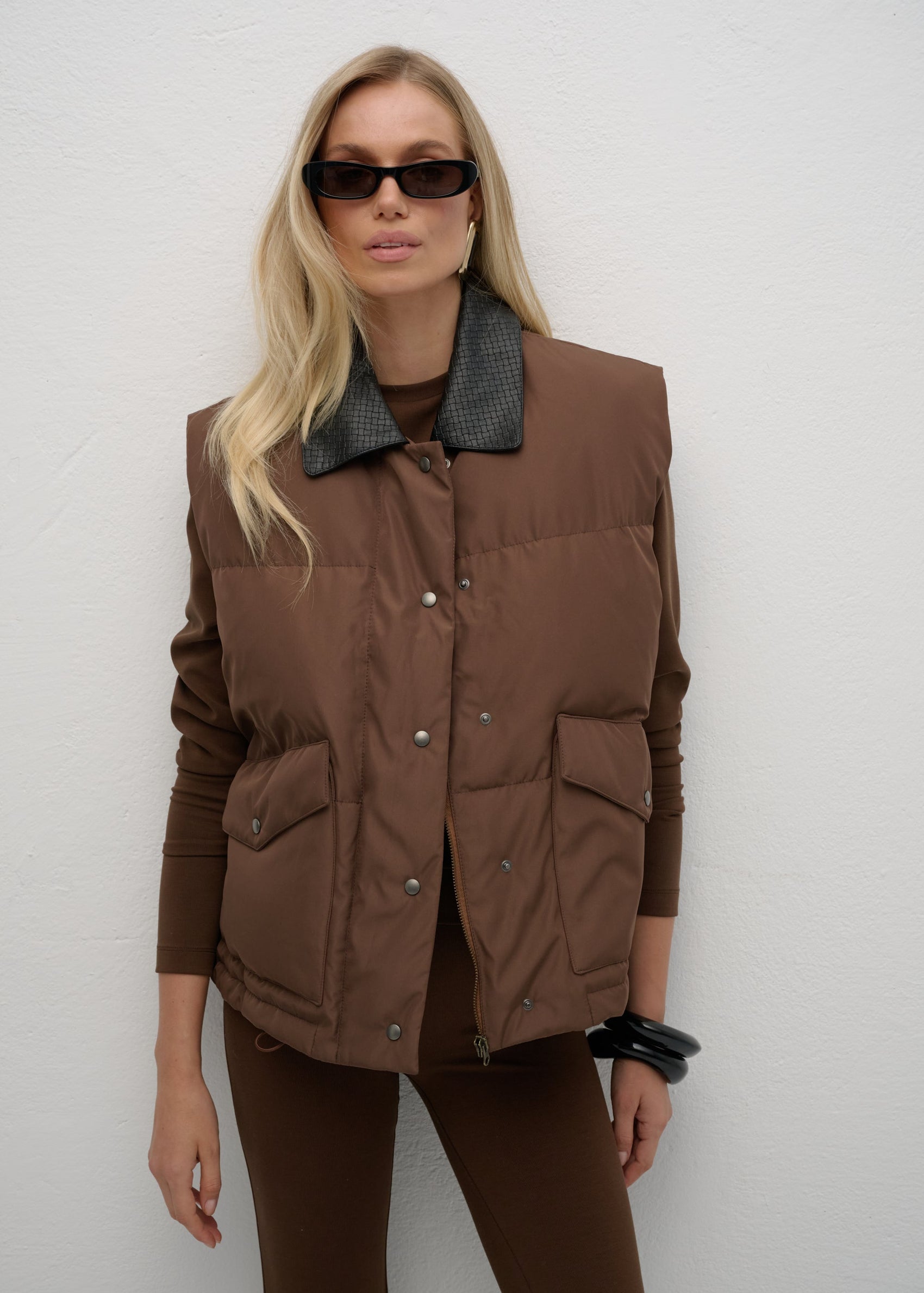 KAMIZELKA ROSE BROWN LECOLLET