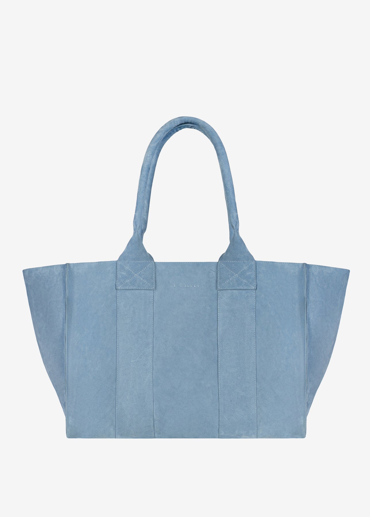 TORBA BIG BAG LIGHT BLUE SUEDE LECOLLET
