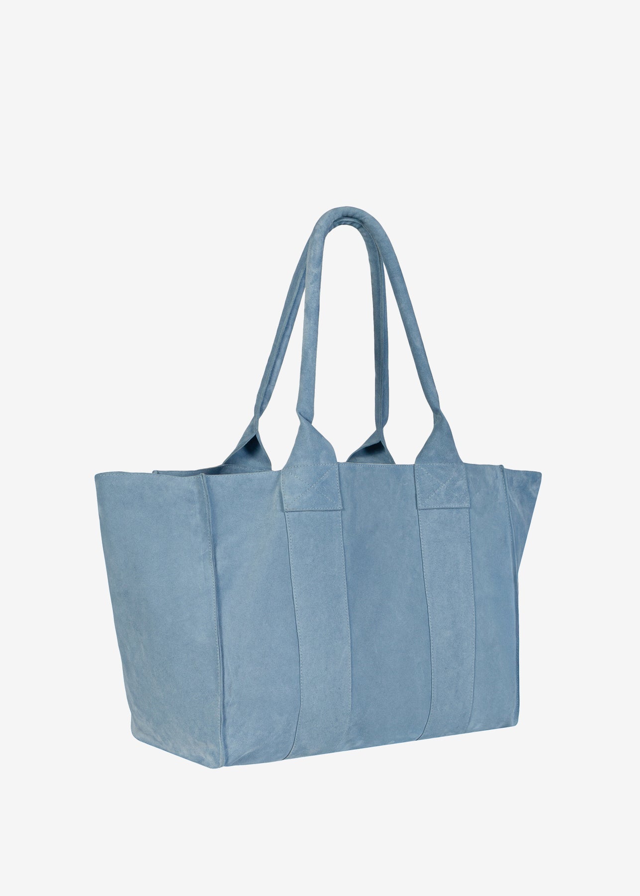 TORBA BIG BAG LIGHT BLUE SUEDE LECOLLET