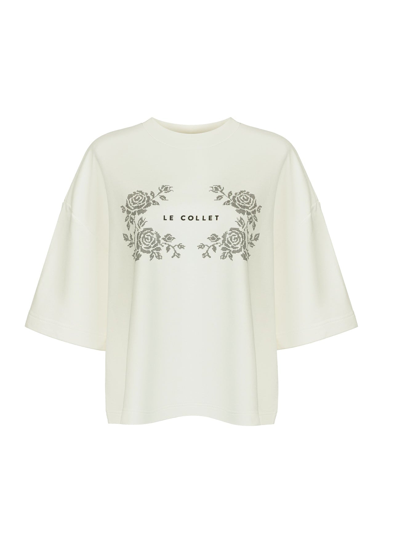 T-SHIRT FLORISSA ECRU LECOLLET