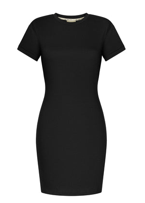 SLIM MINI DRESS BLACK LECOLLET