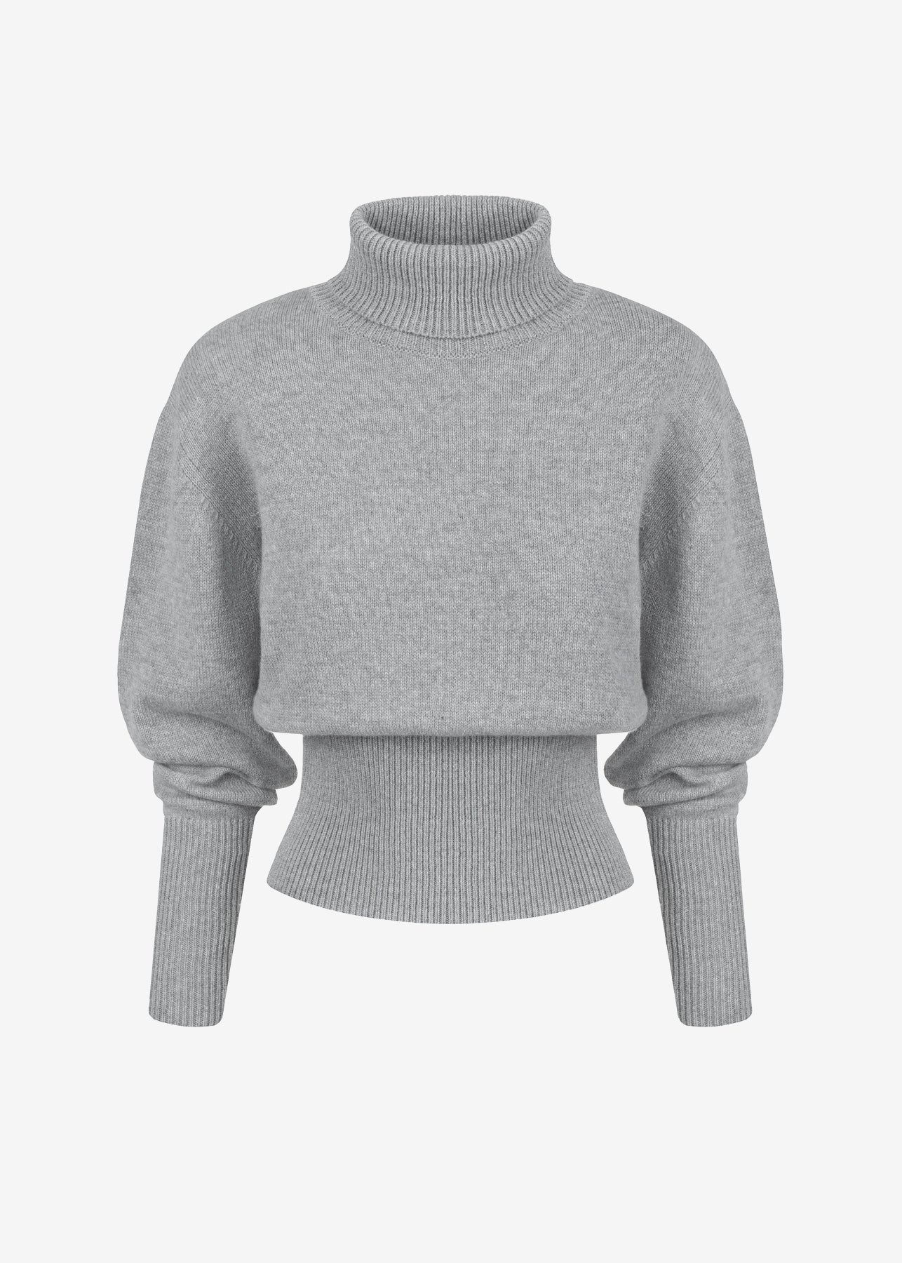 ESME TURTLENECK LIGHT GREY  