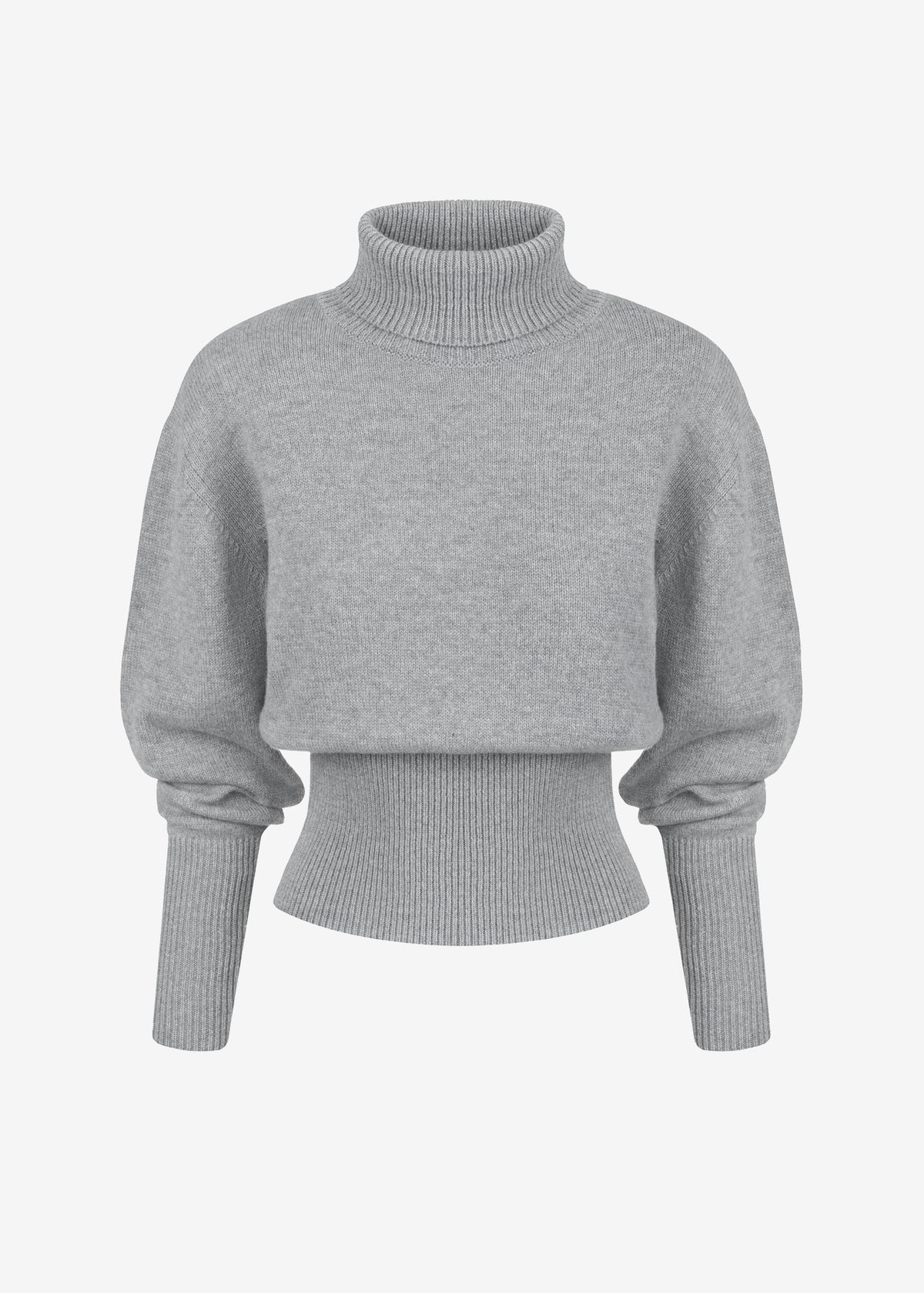 ESME TURTLENECK LIGHT GREY  