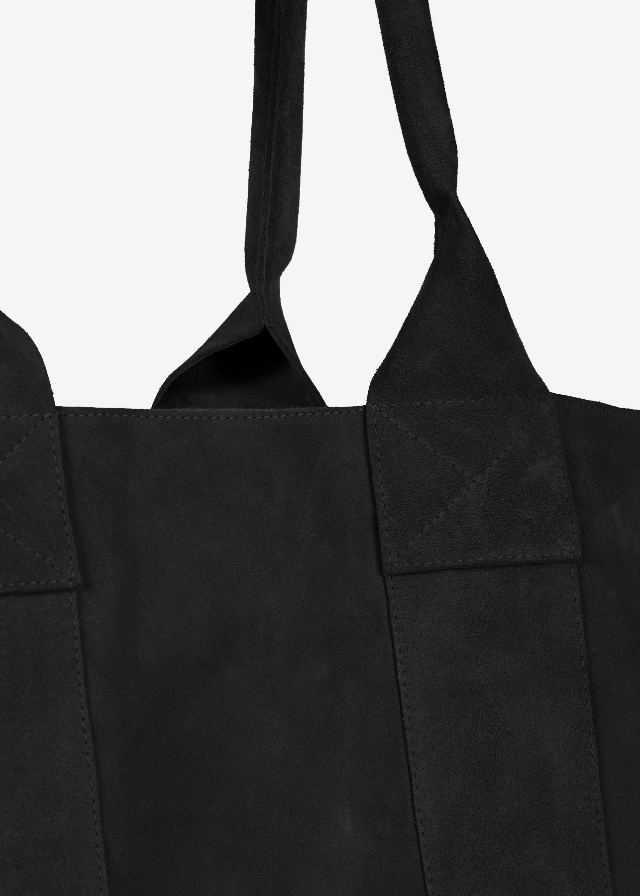 THE BIG BAG BLACK SUEDE LECOLLET