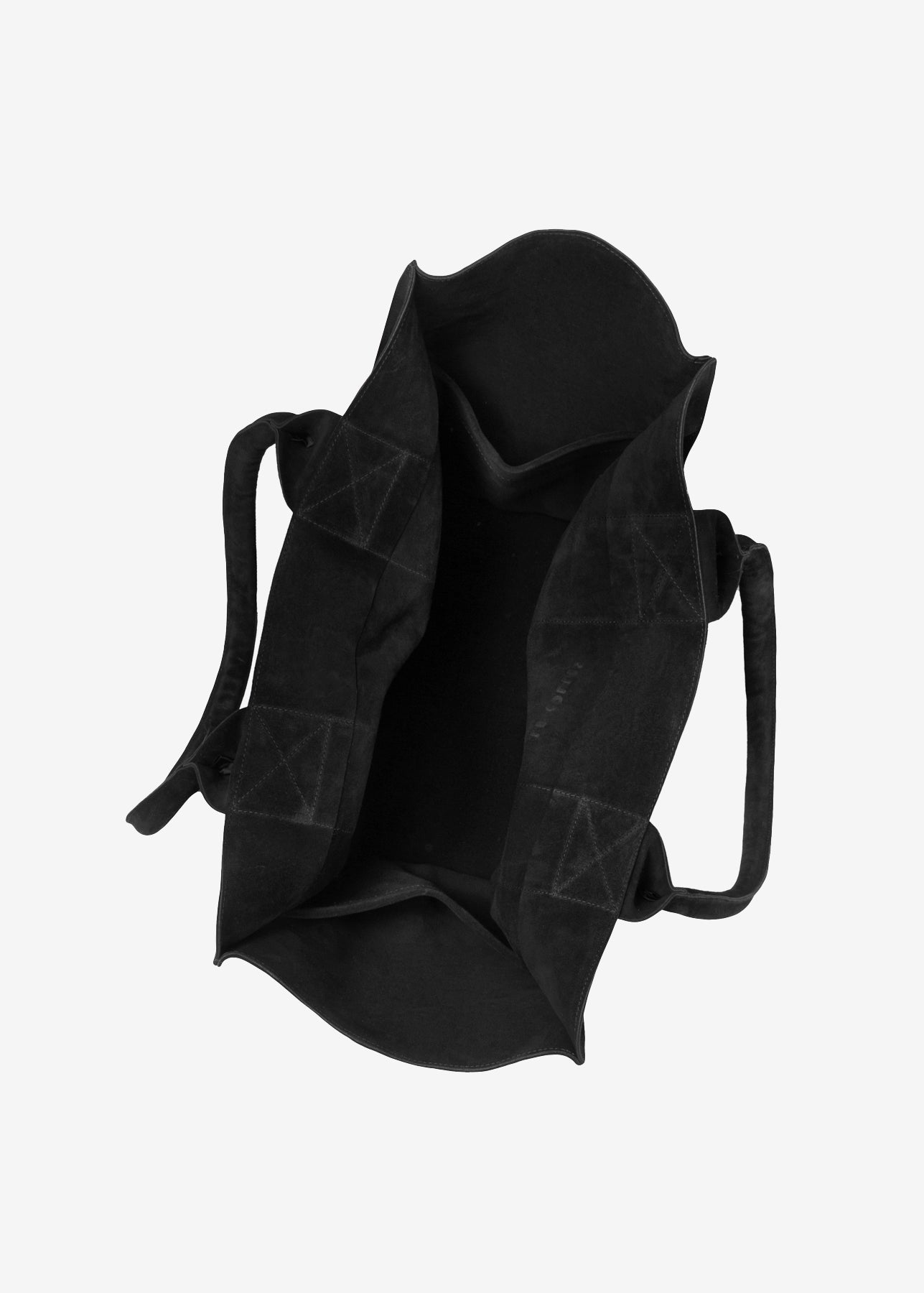 THE BIG BAG BLACK SUEDE LECOLLET