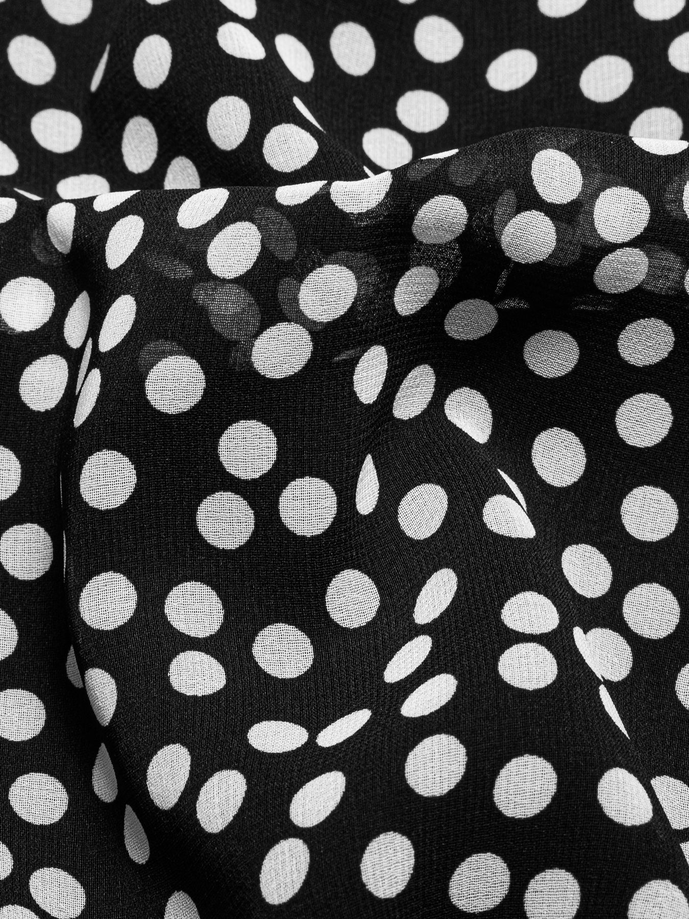 BREEZE NEW LONG BLACK DOTS LECOLLET