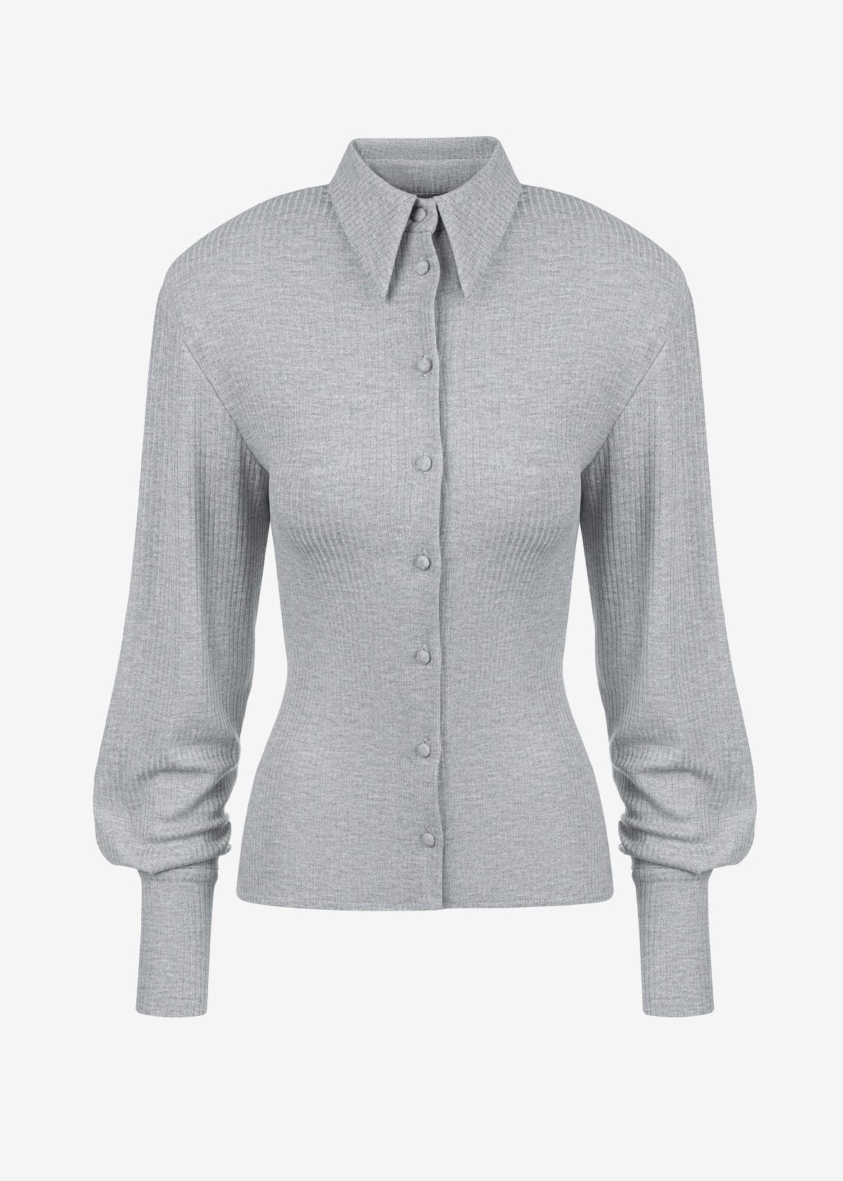 SET EVEA RIBBED GREY