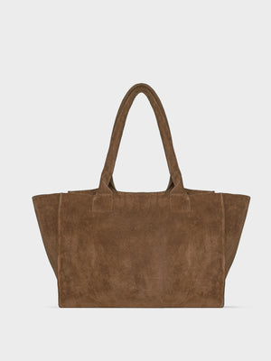 grudzień_THE BIG BAG BROWN SUEDE LECOLLET